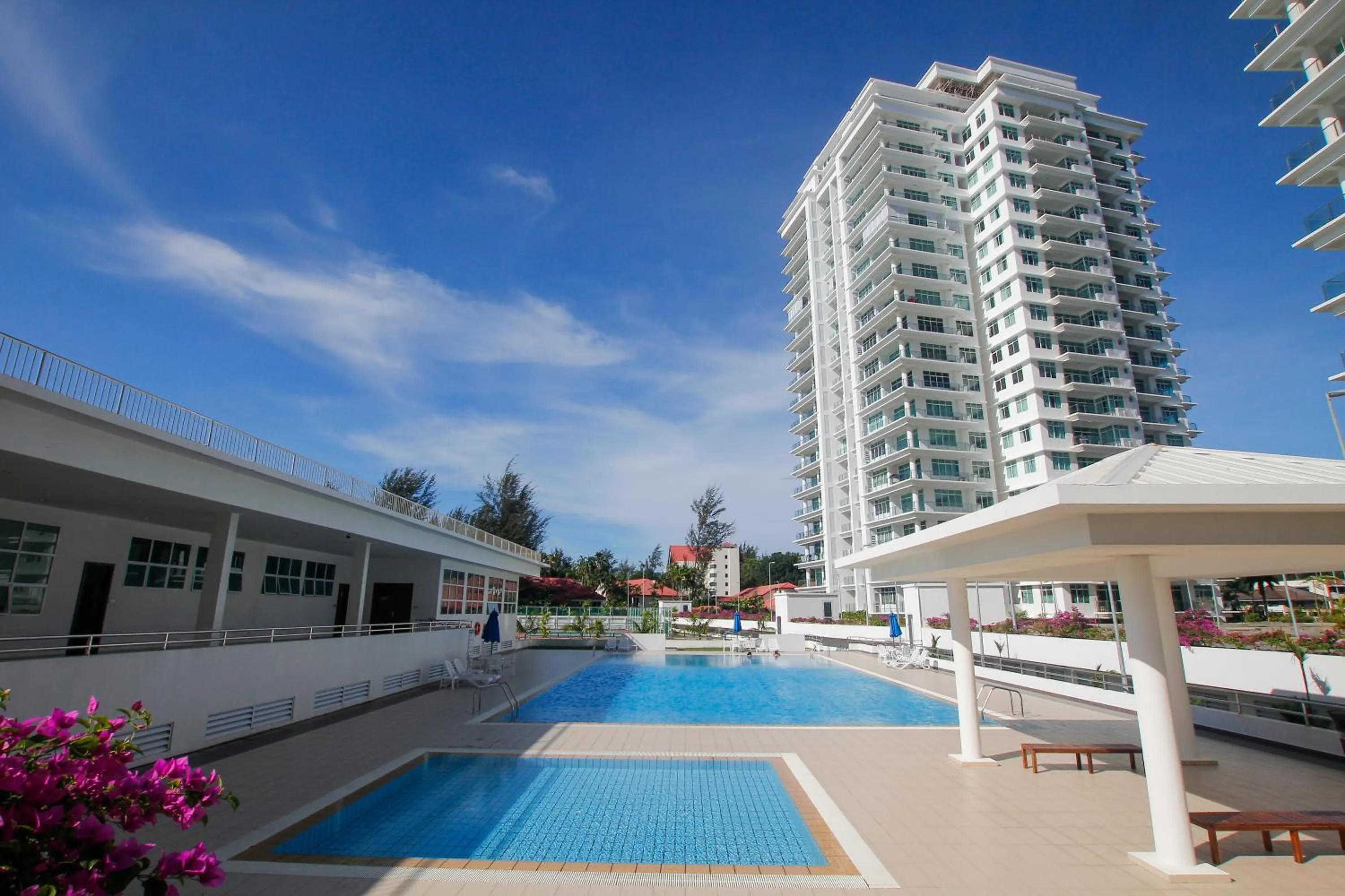 Swimming pool in Bay Resort by Imperial Suites Miri , Diamond Tower