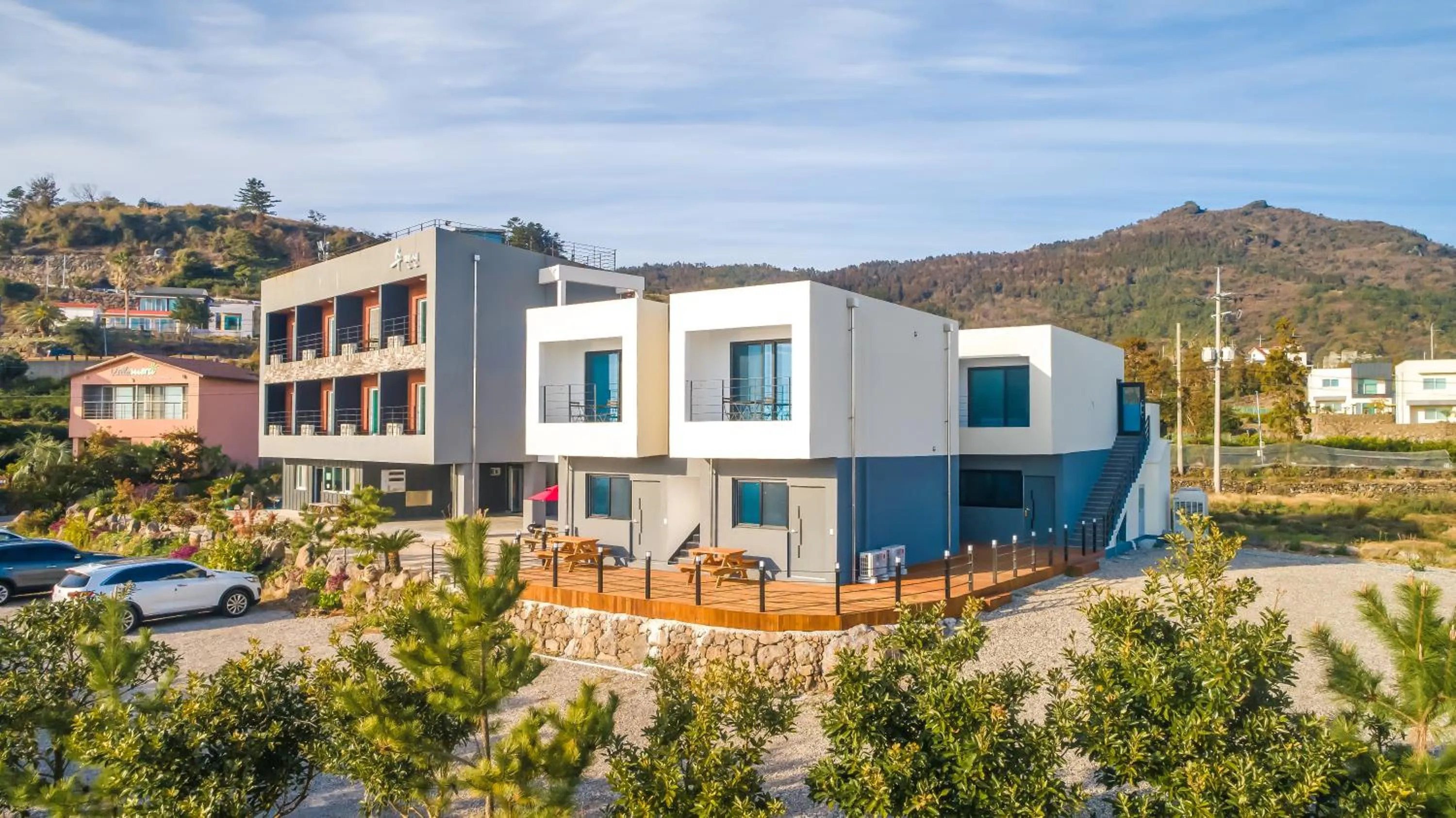 Bird's eye view in Jeju Soo Pension