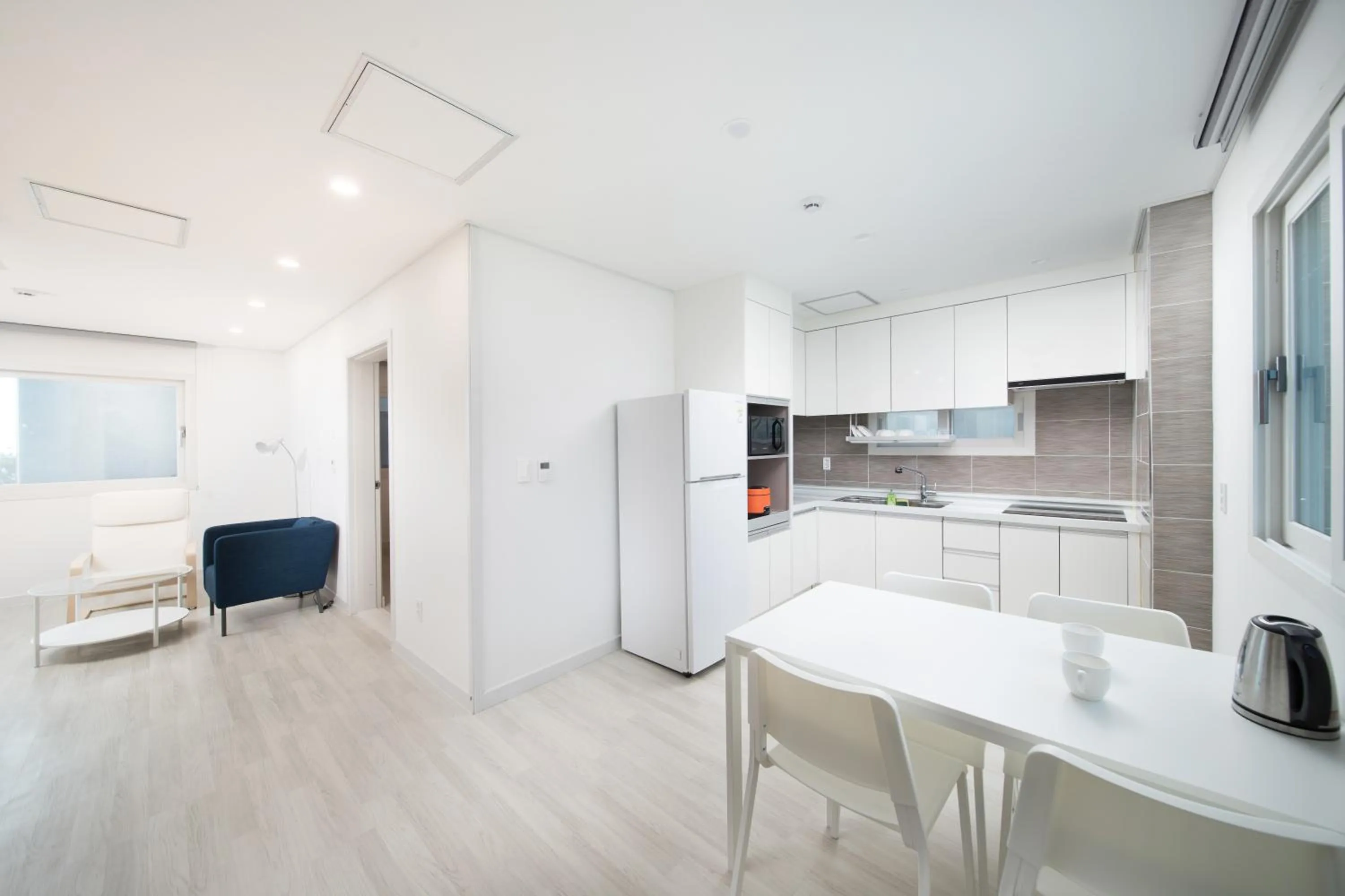 Kitchen or kitchenette in Jeju Soo Pension