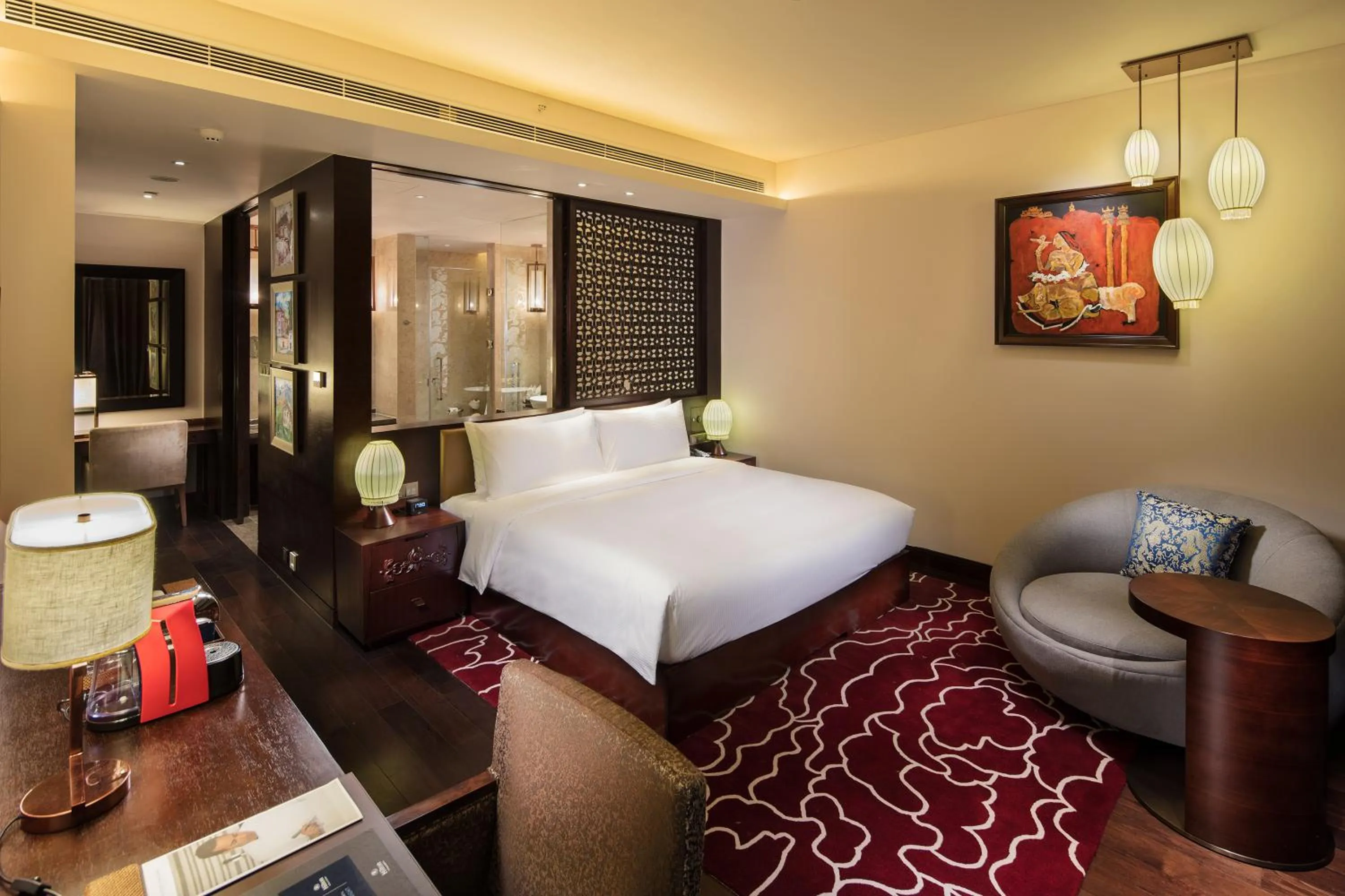 View (from property/room), Bed in Hilton Linzhi Resort