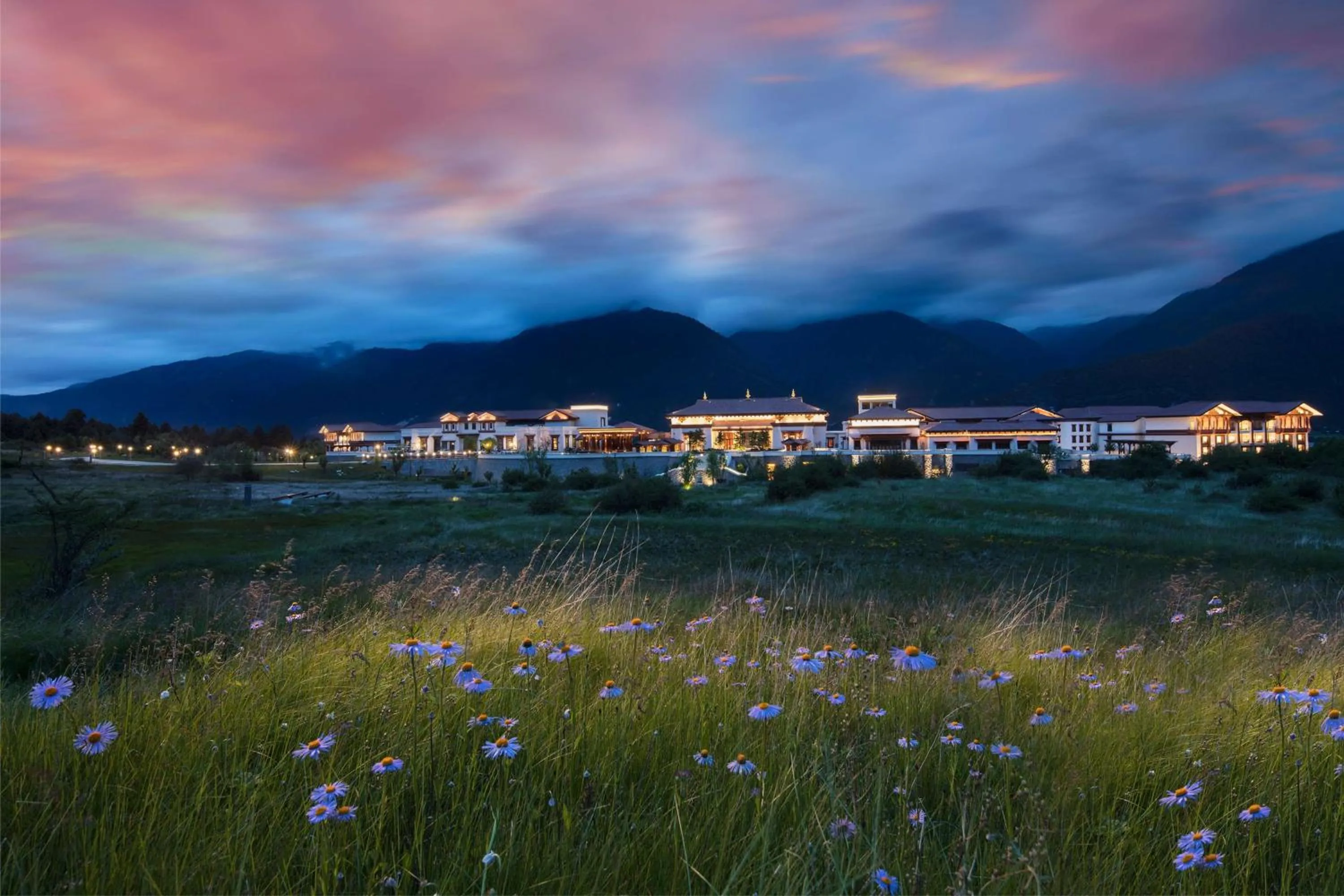 Property building in Hilton Linzhi Resort