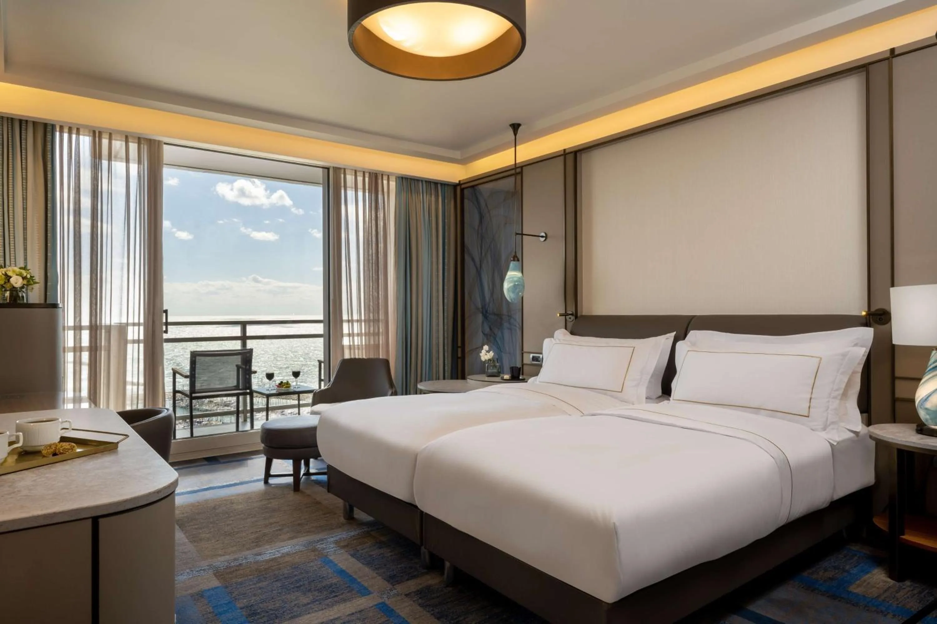 Bed in The Vista At Hilton Tel Aviv