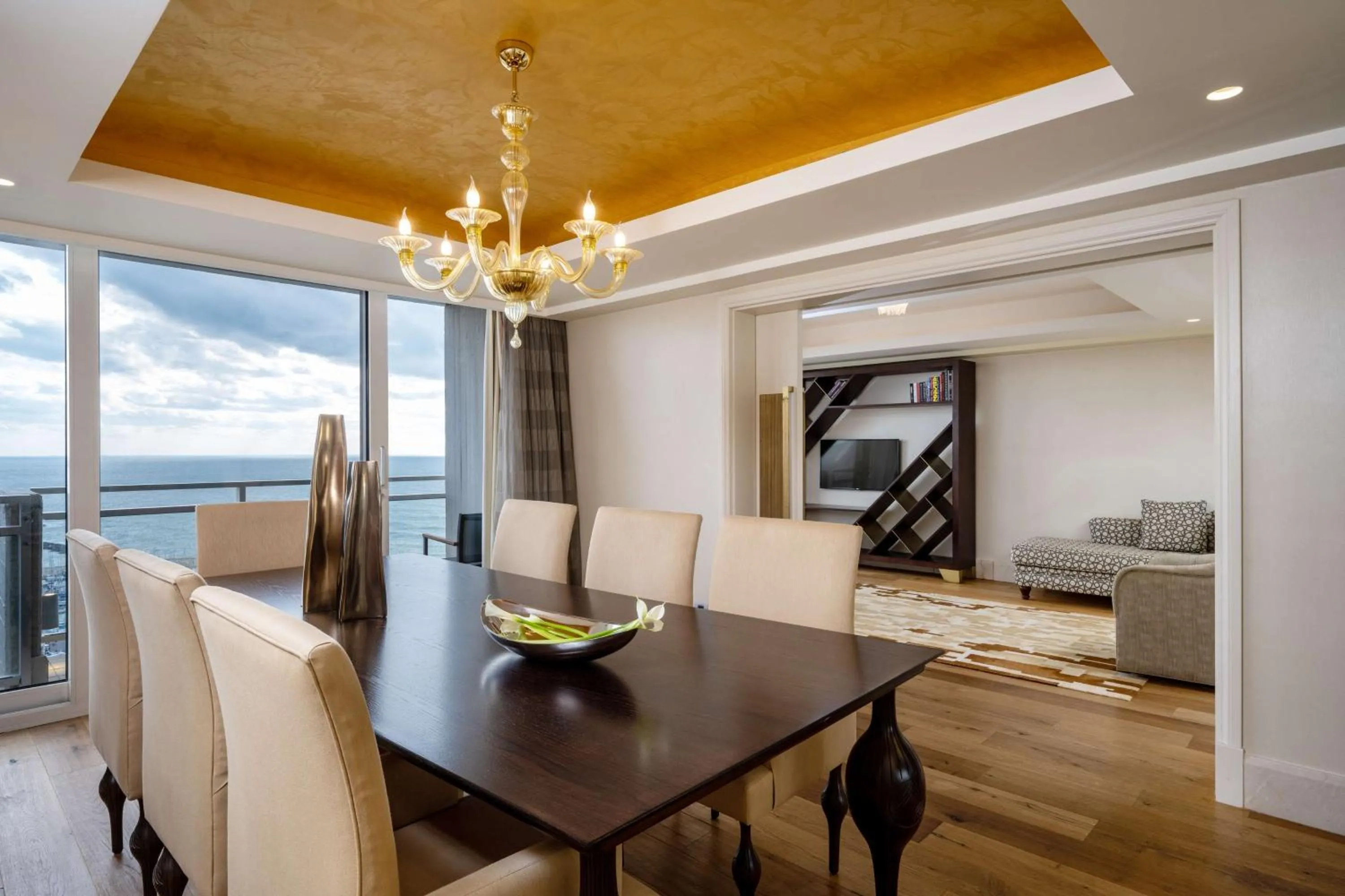 Living room in The Vista At Hilton Tel Aviv