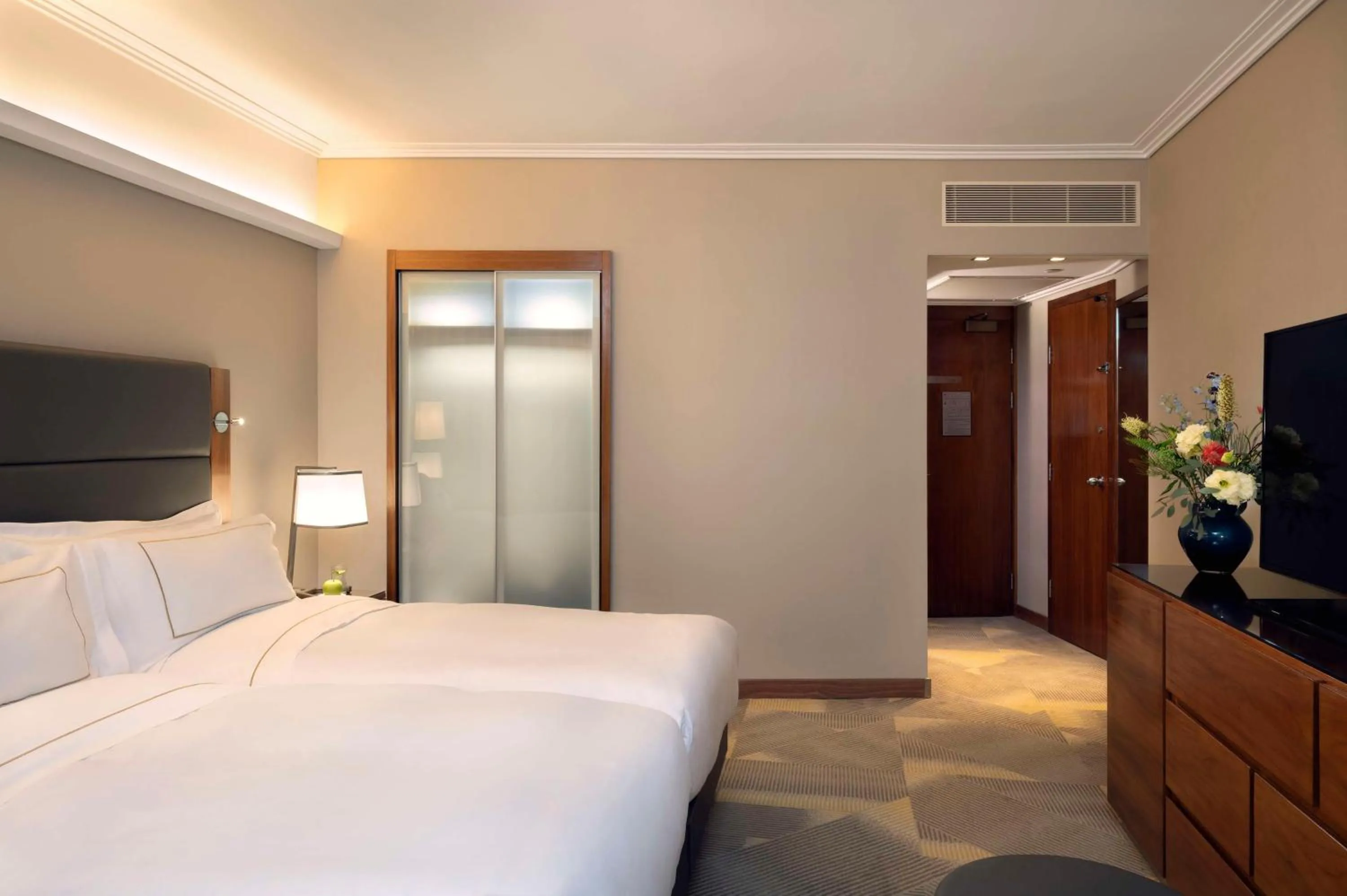 Bed in The Vista At Hilton Tel Aviv