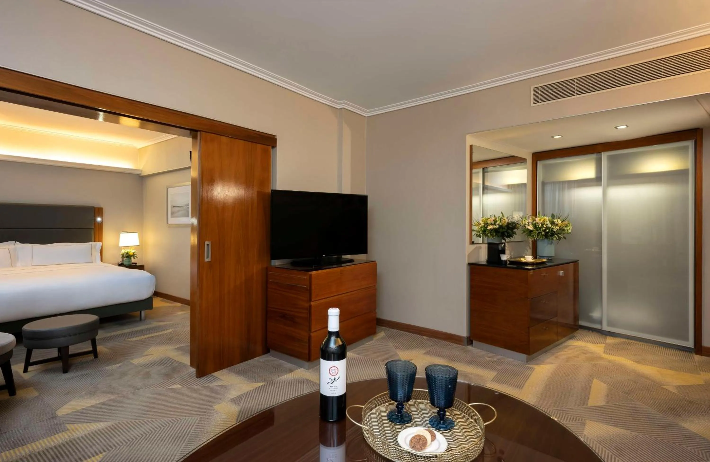 Bed in The Vista At Hilton Tel Aviv