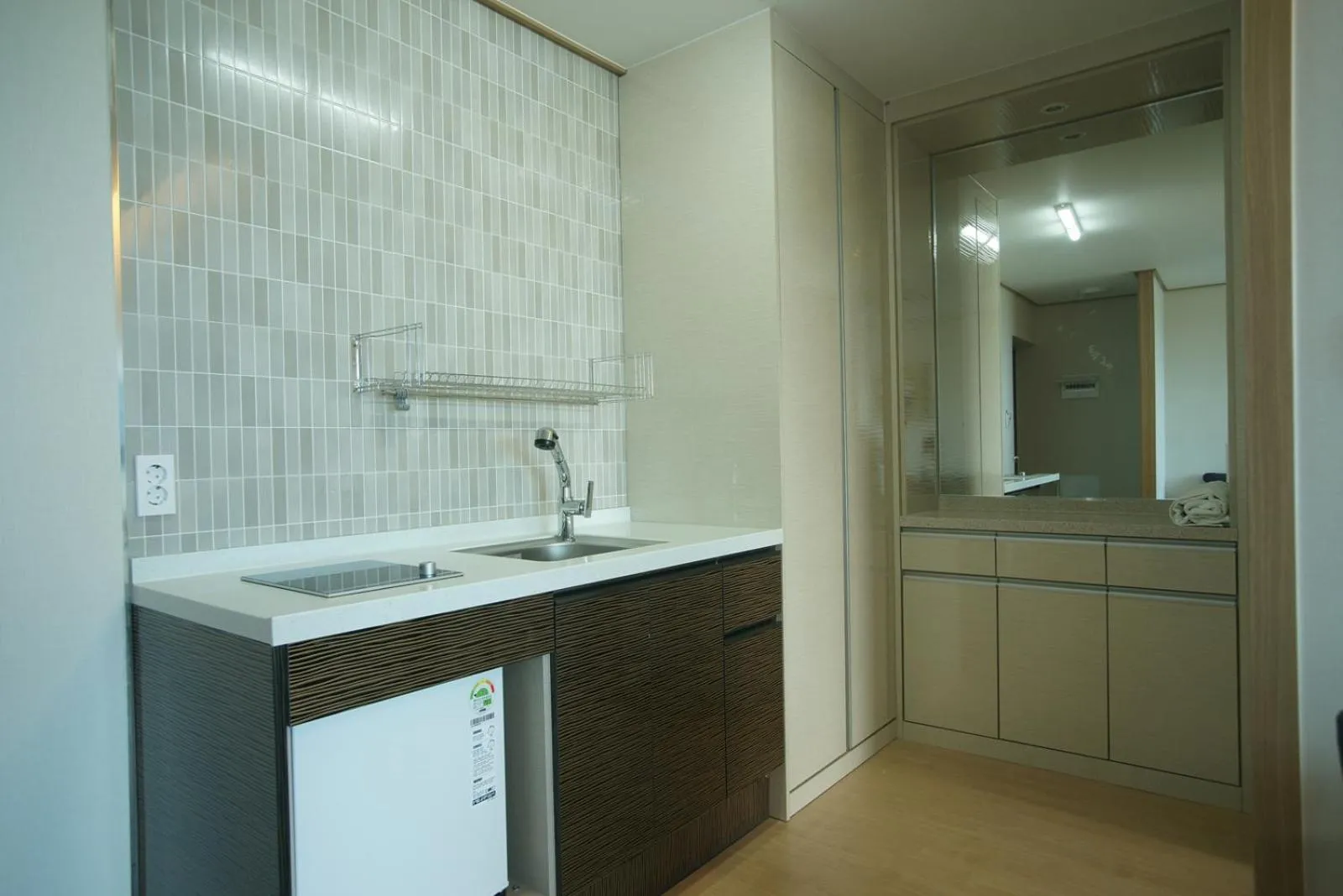 Kitchen or kitchenette in Jeju the Ocean Hill Pension