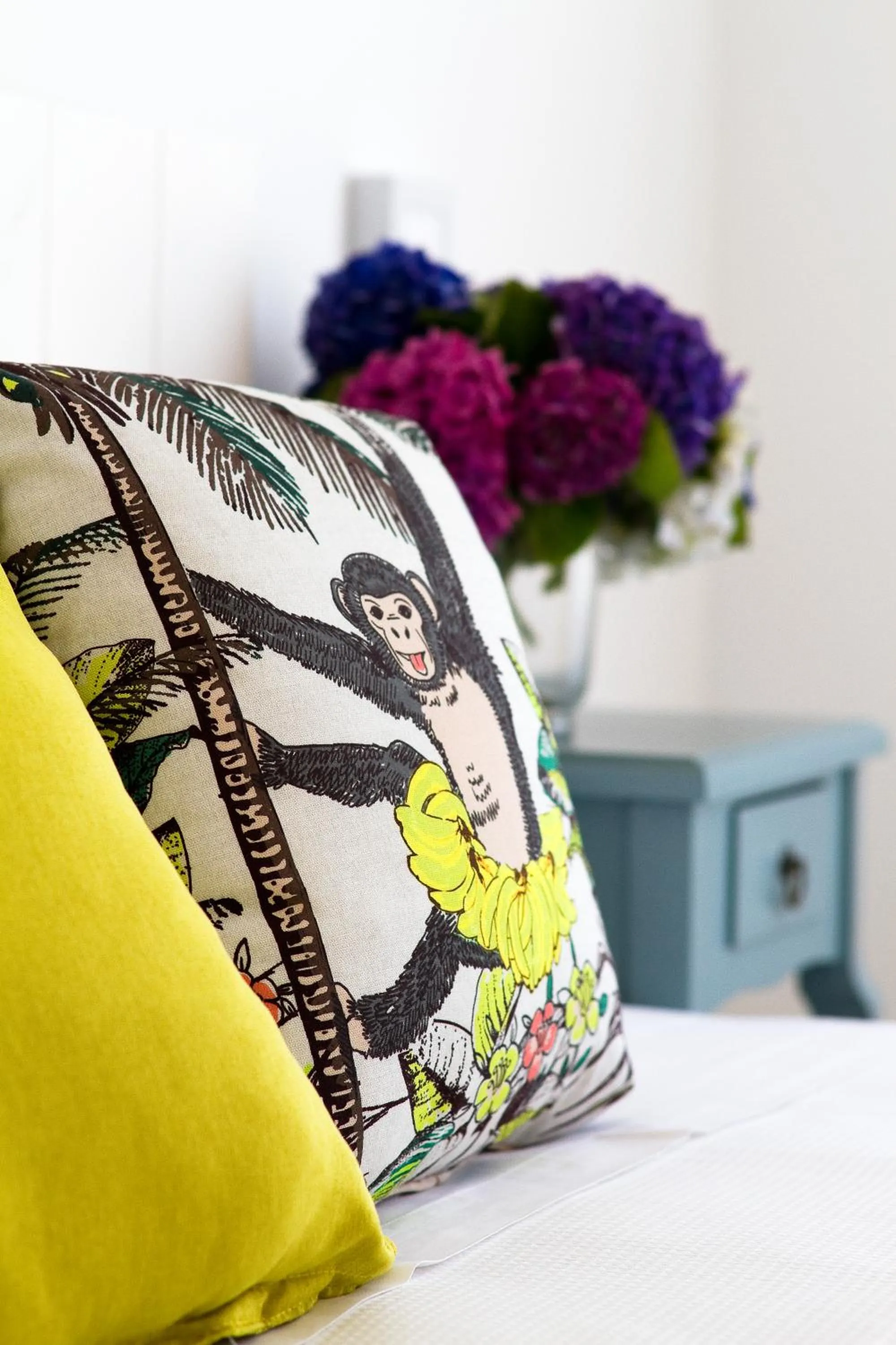 Decorative detail, Bed in Duerming Sea View Viveiro