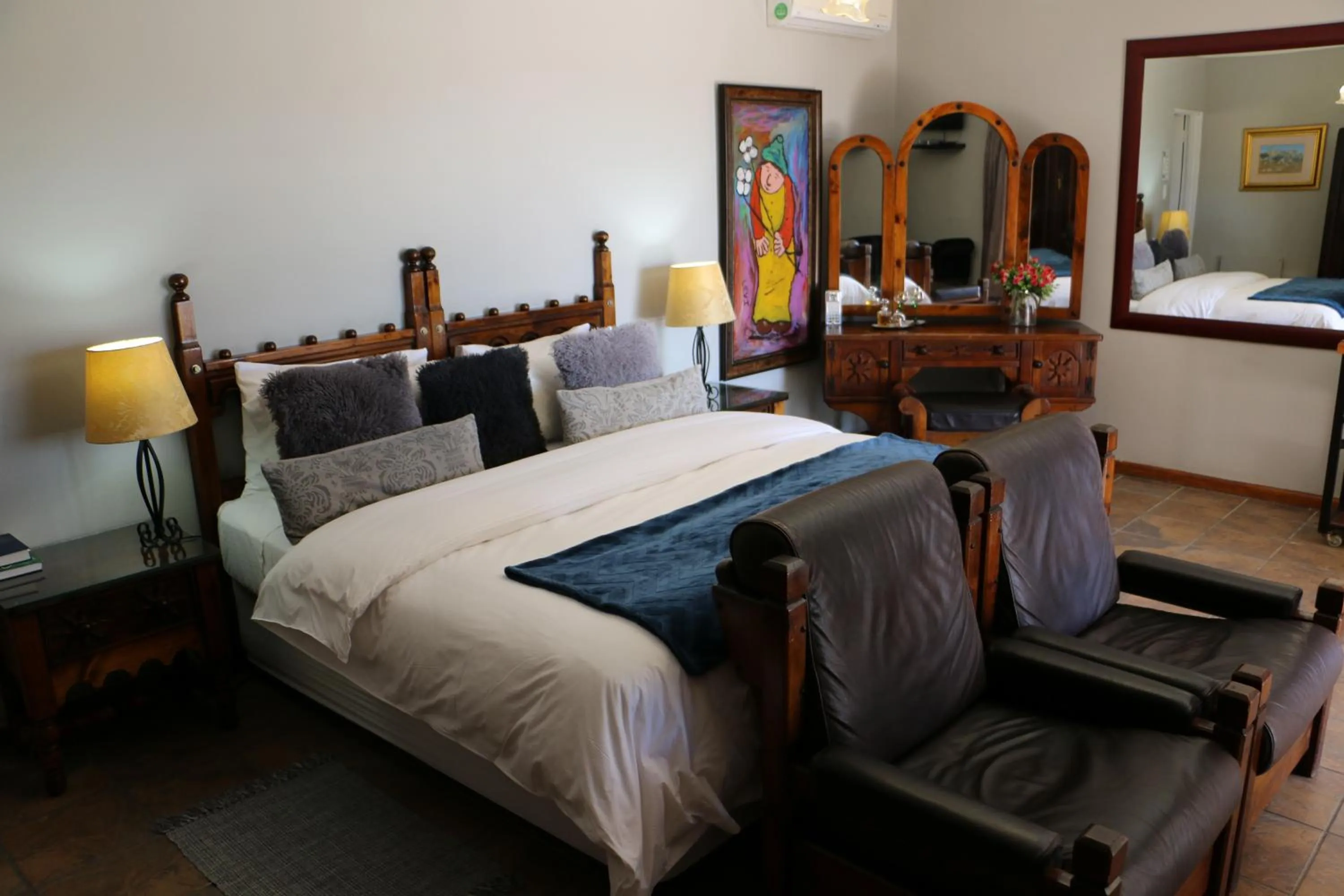 Bed in Daisy Country Lodge