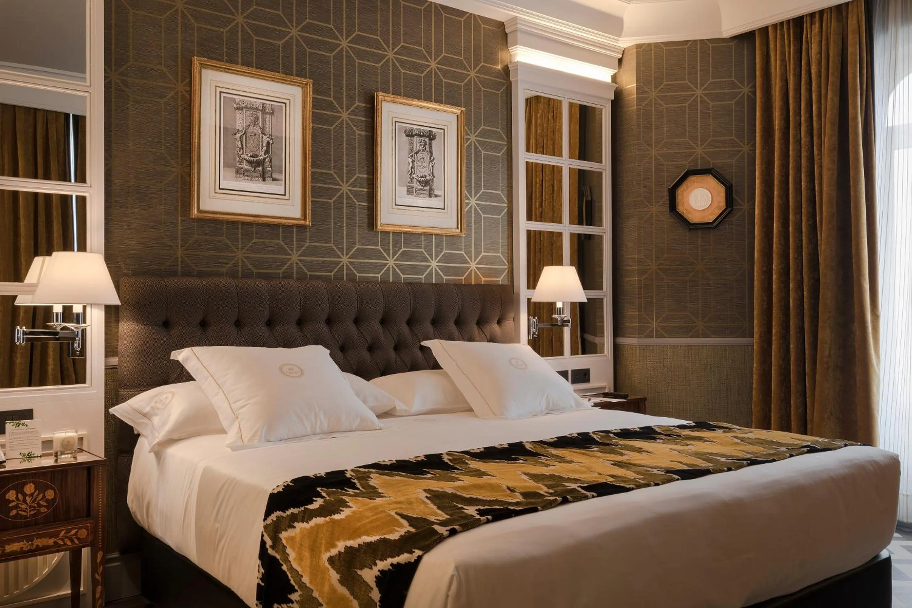 Bed in Relais & Châteaux Heritage Hotel