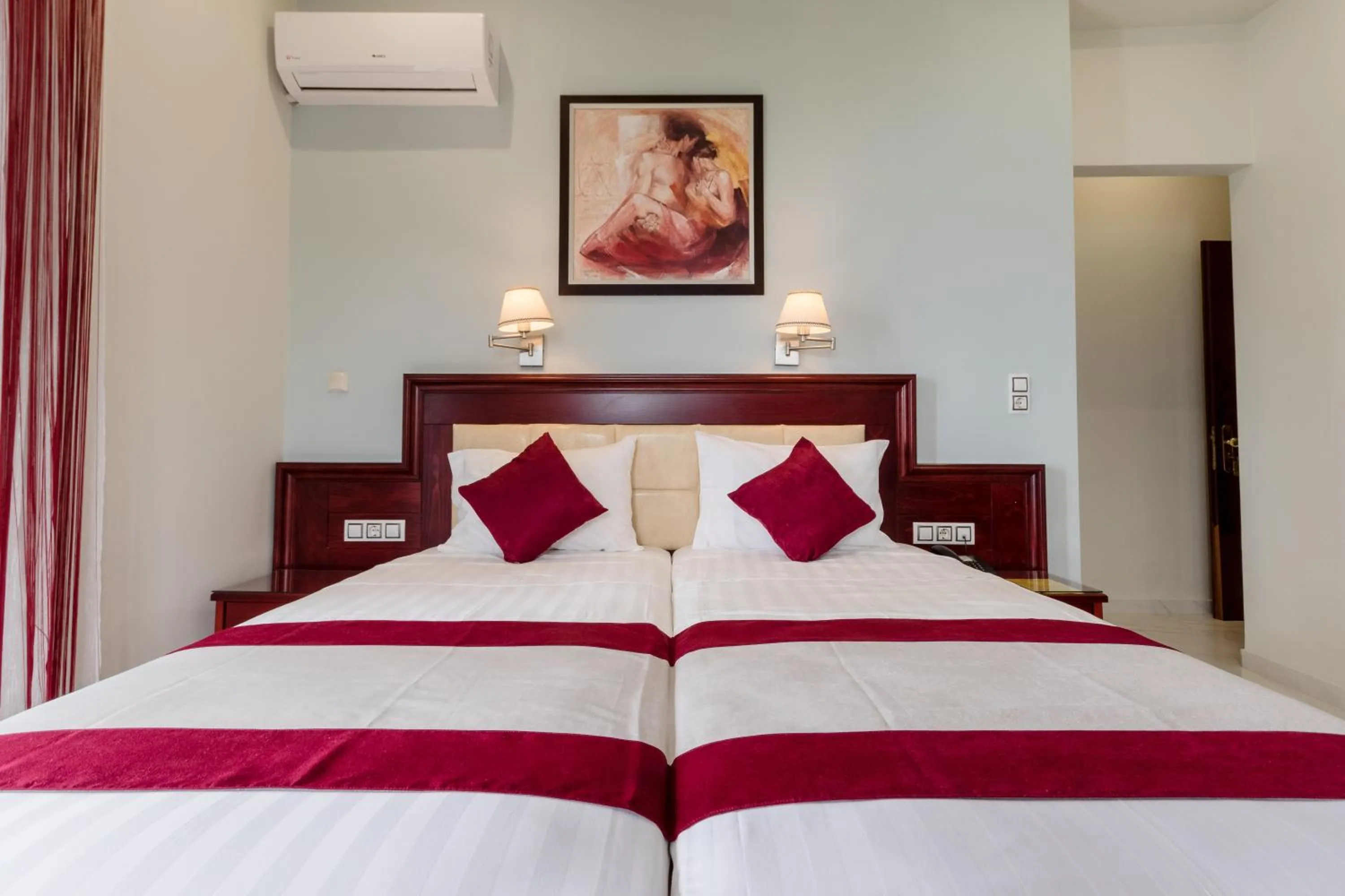 Bed in Hotel Villa Nisteri