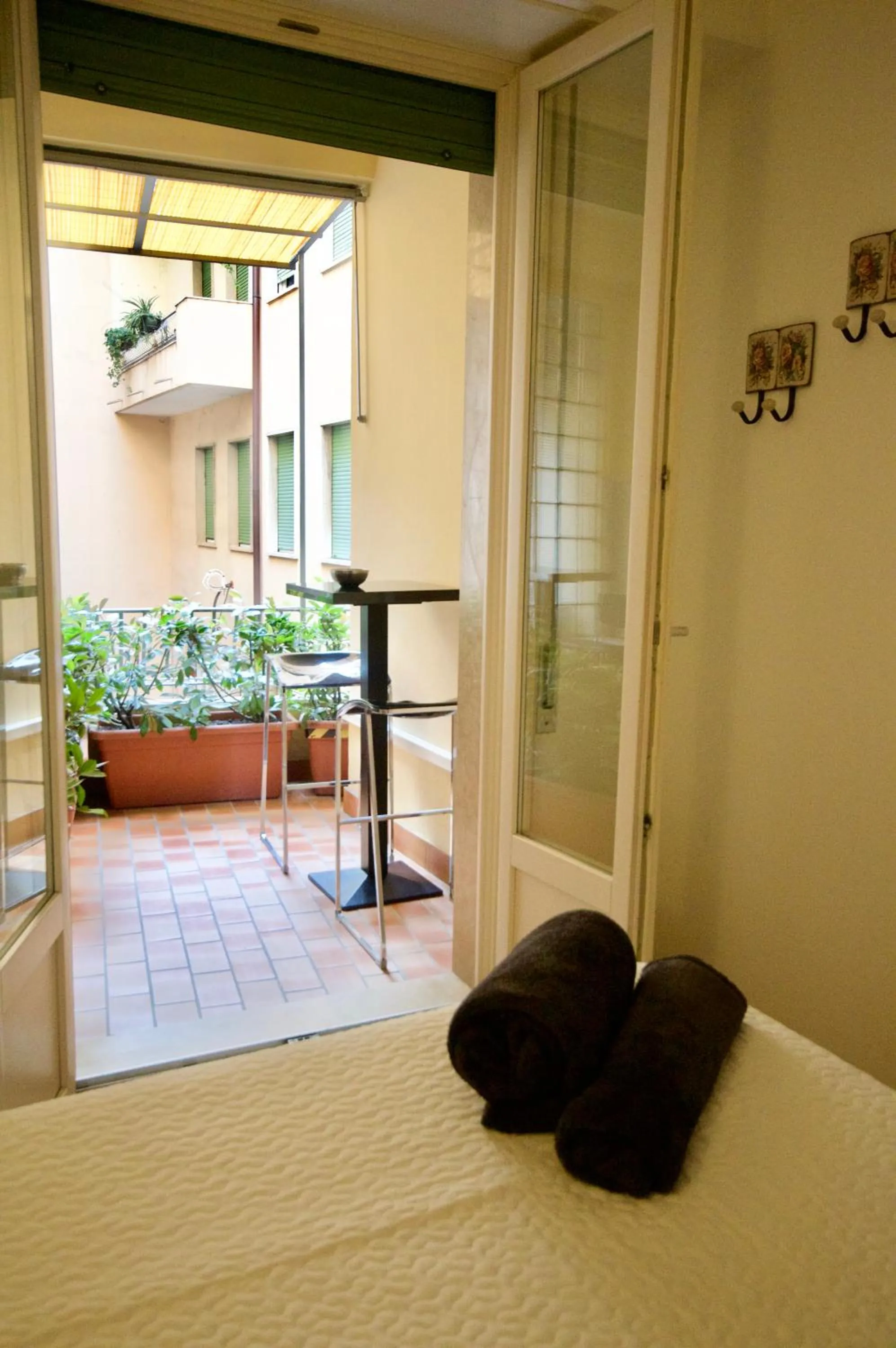 Balcony/Terrace, Bed in Room Verona Ai Duchi