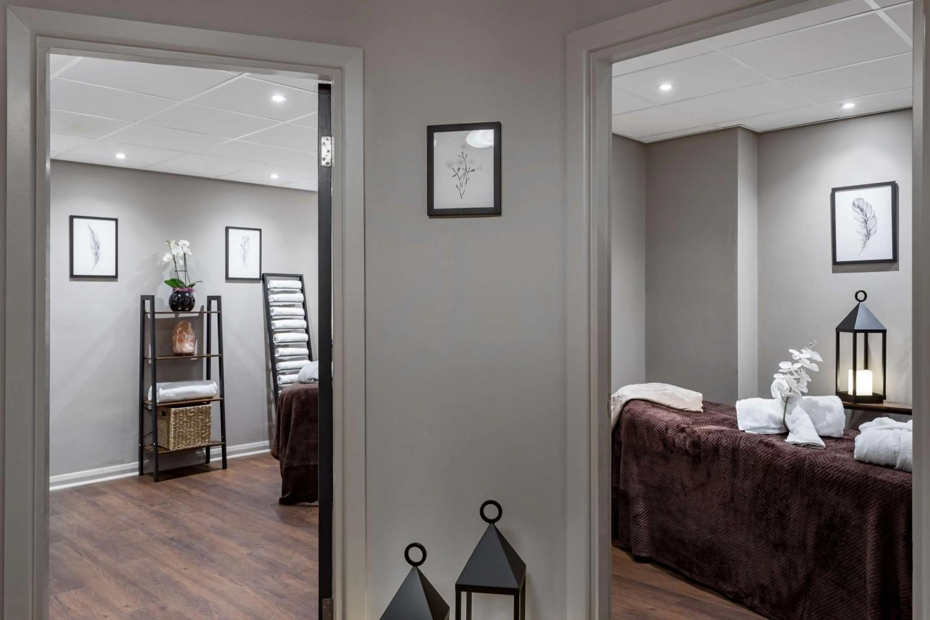 Fitness centre/facilities, Bed in Radisson Blu Hotel London Stansted Airport