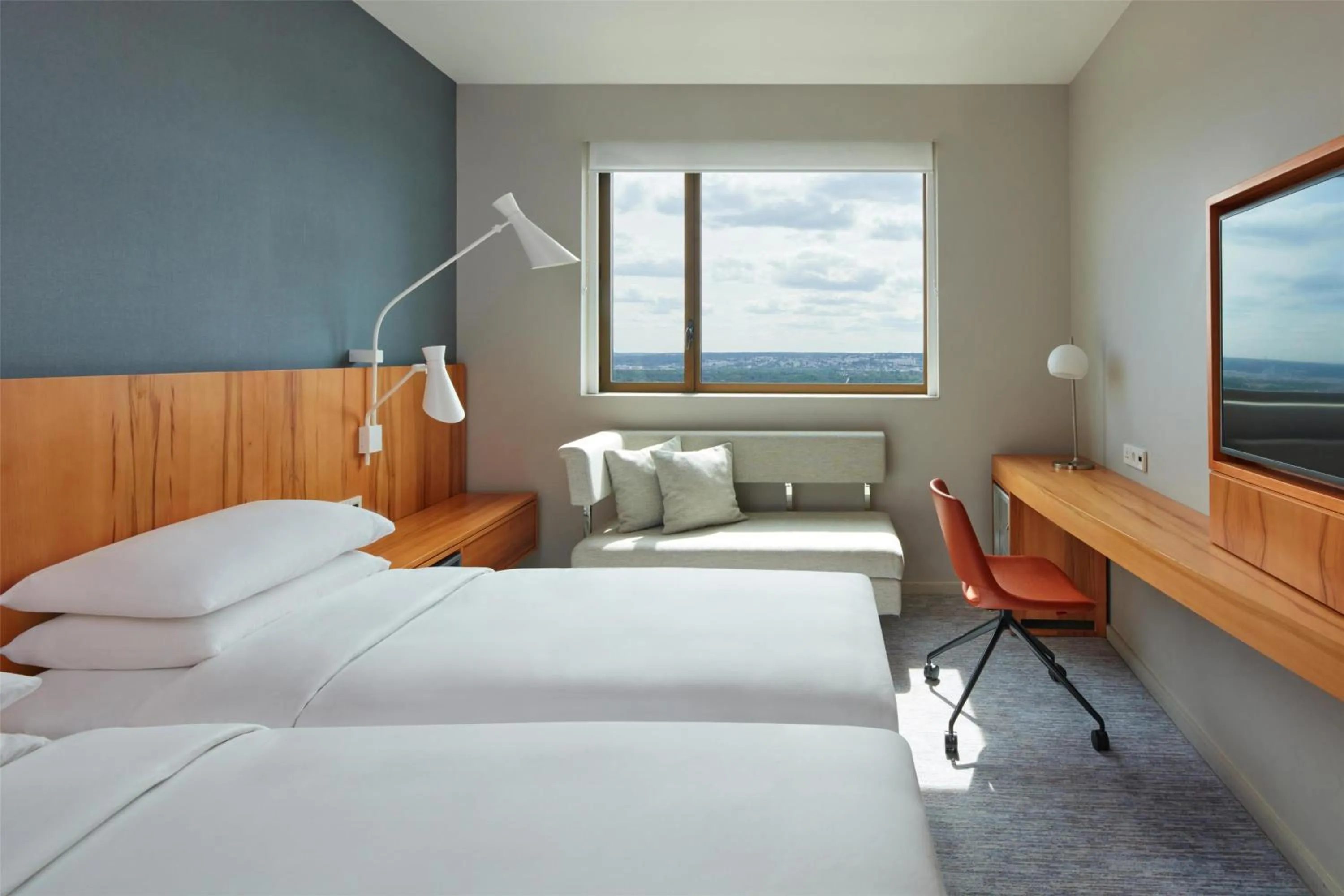 Bedroom, Bed in Hyatt Regency Paris Etoile