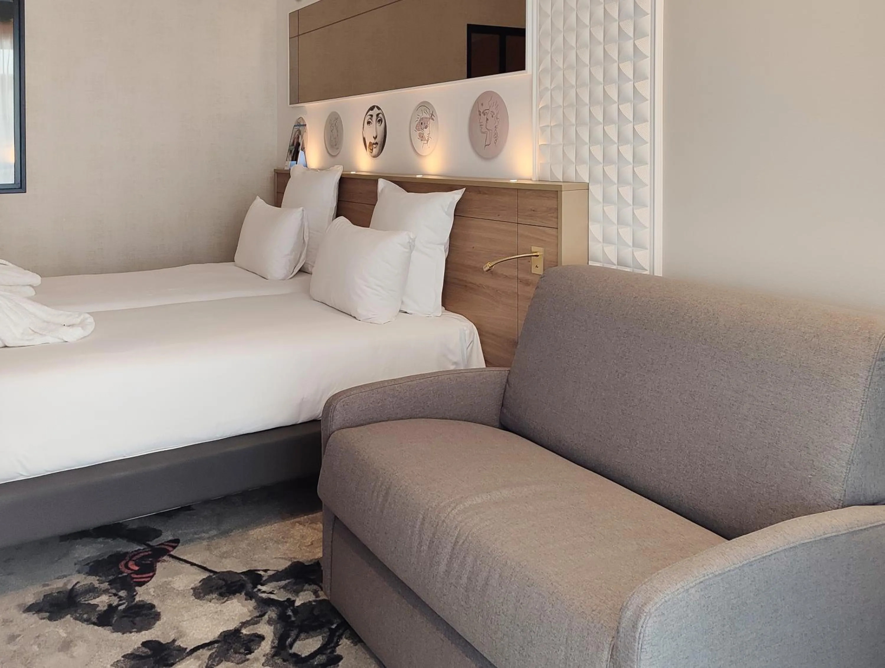 Bed in Brit Hotel Limoges Centre Gare - Hôtel & Spa