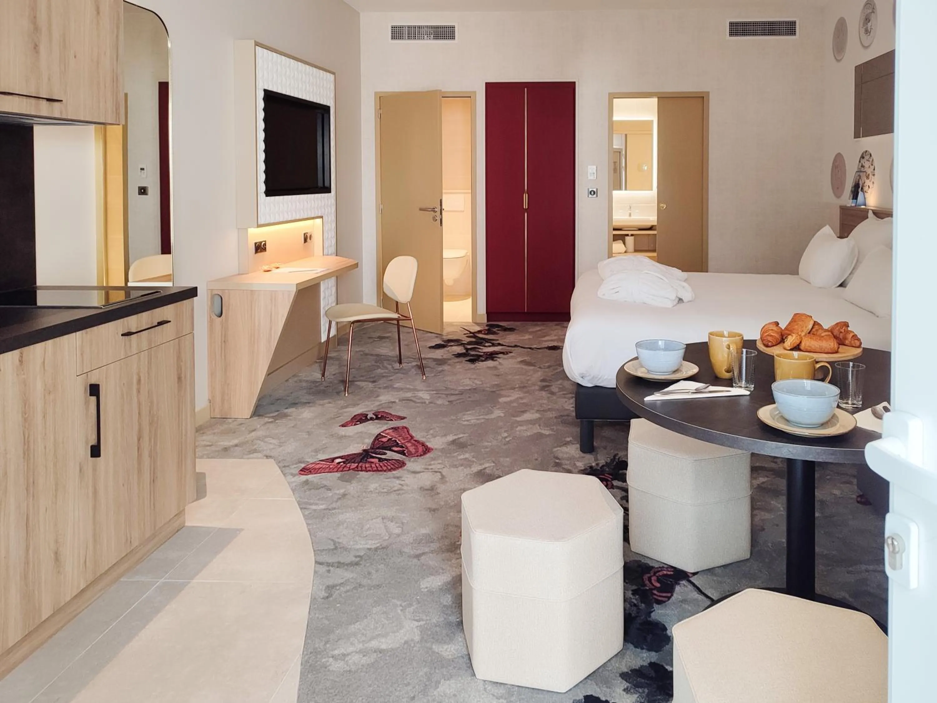 Bed in Brit Hotel Limoges Centre Gare - Hôtel & Spa