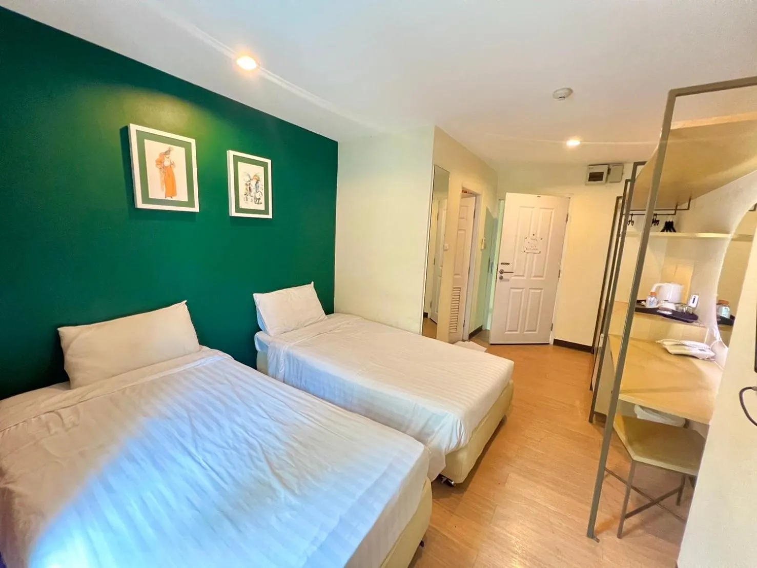 Bed in Klean Residence Hotel