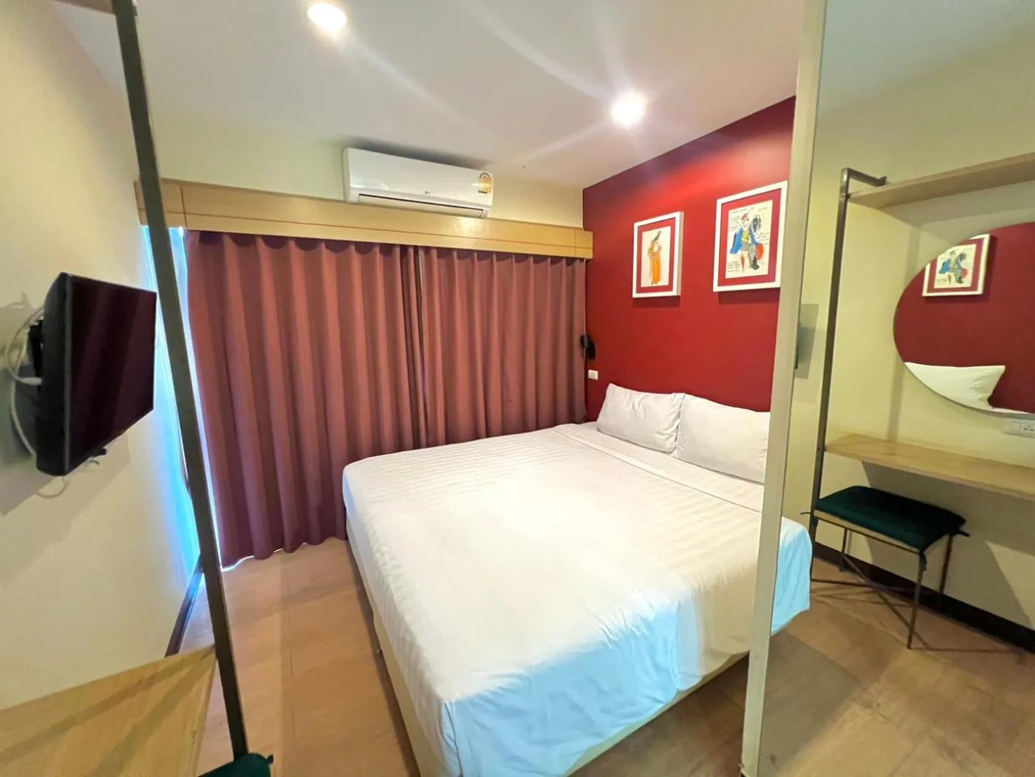 Bed in Klean Residence Hotel