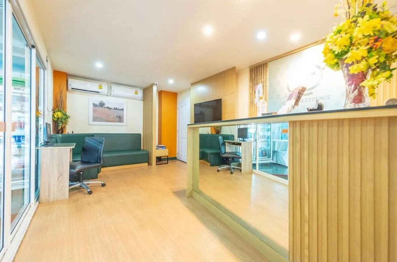 Lobby or reception in Klean Residence Hotel