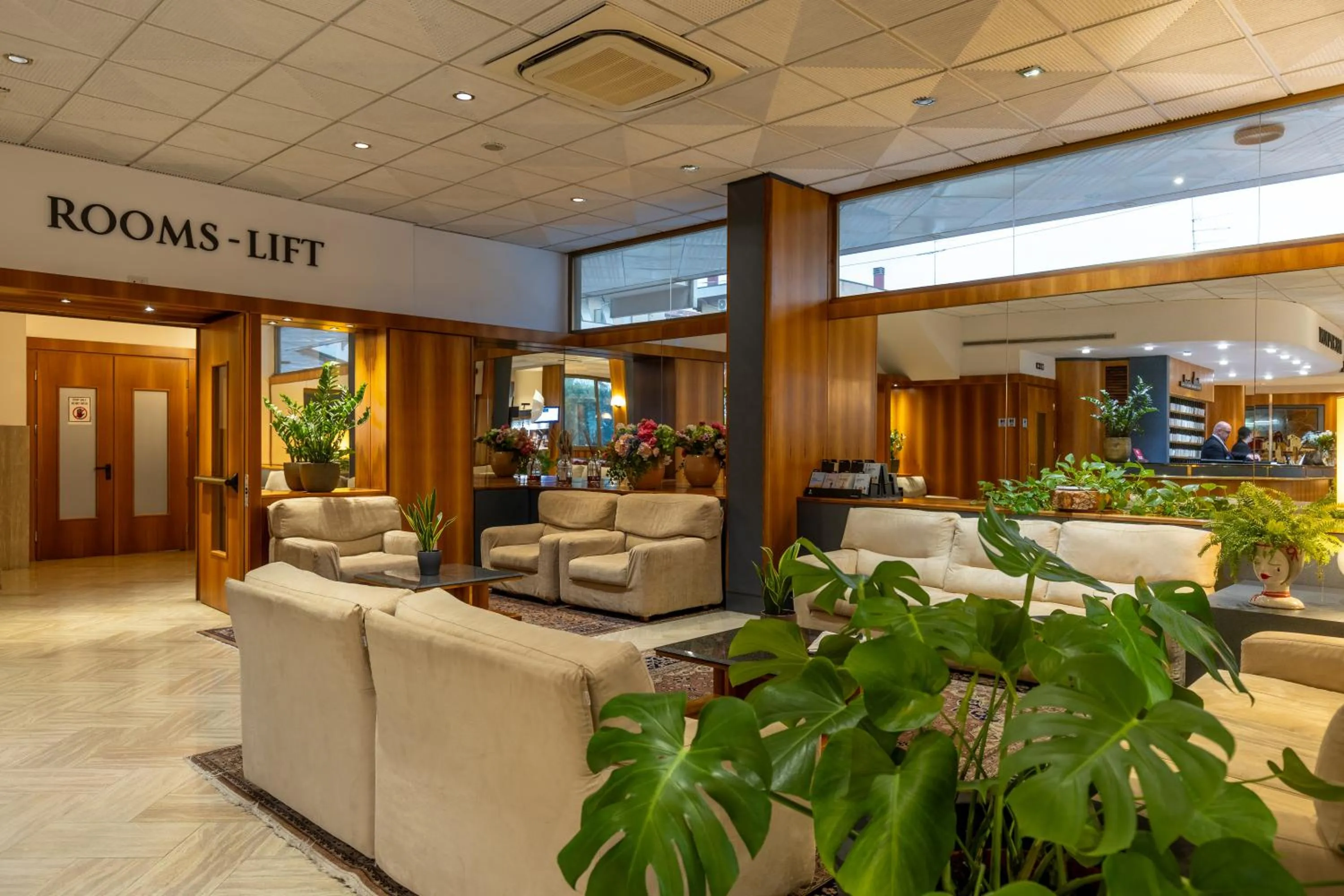 Lobby or reception in Hotel Minerva