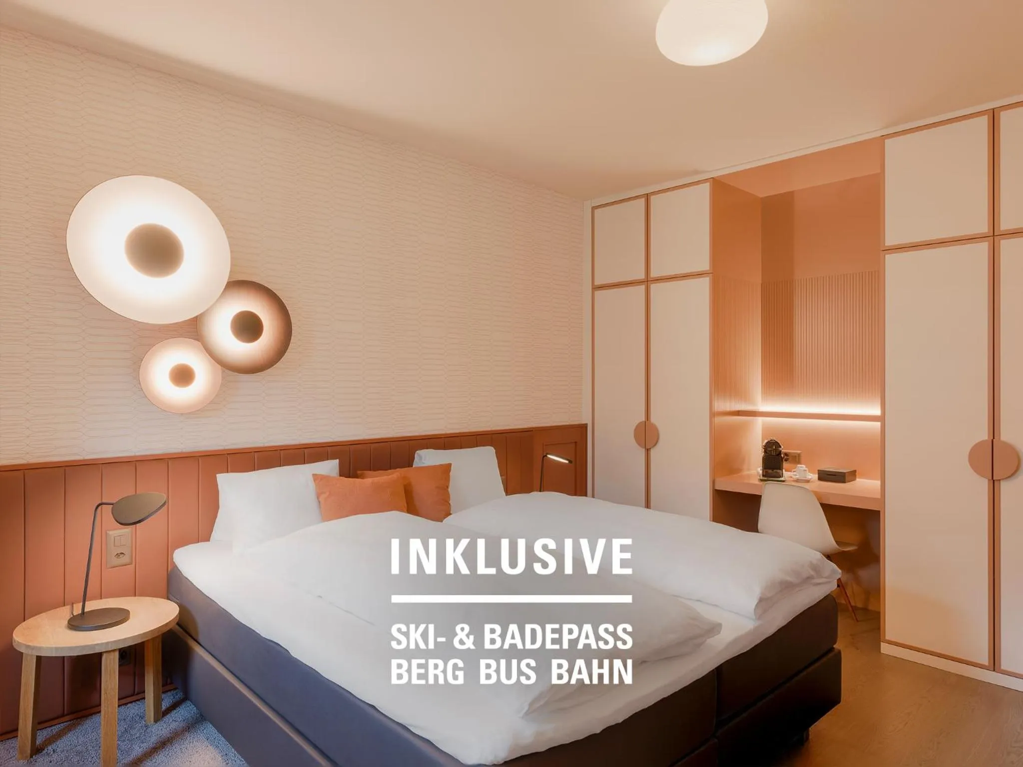 Bed in Hotel Belvedere Scuol