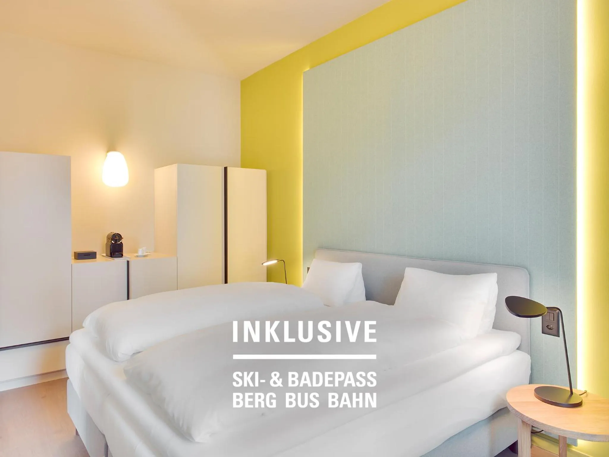 Bed in Hotel Belvedere Scuol