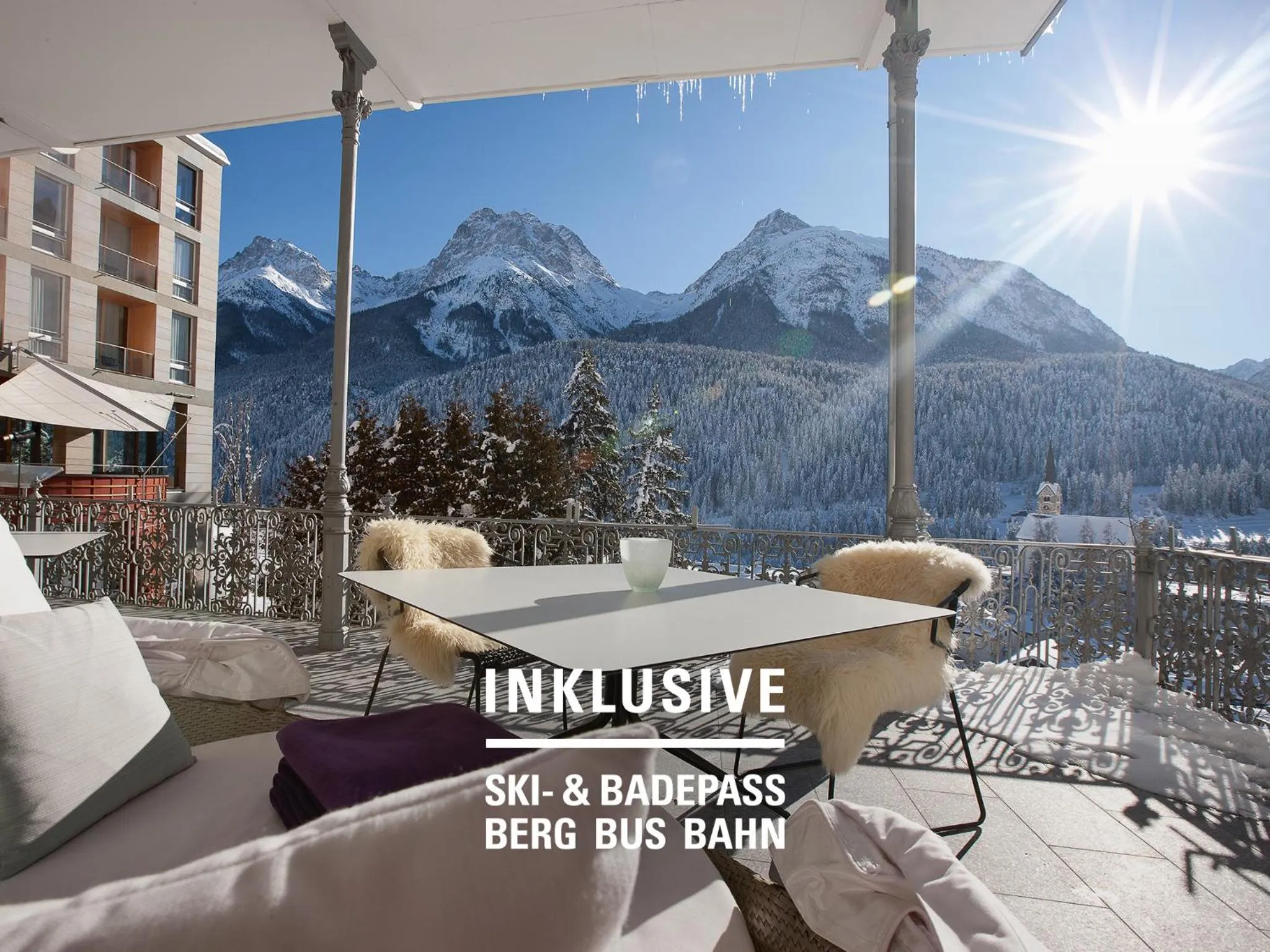 Natural landscape in Hotel Belvedere Scuol