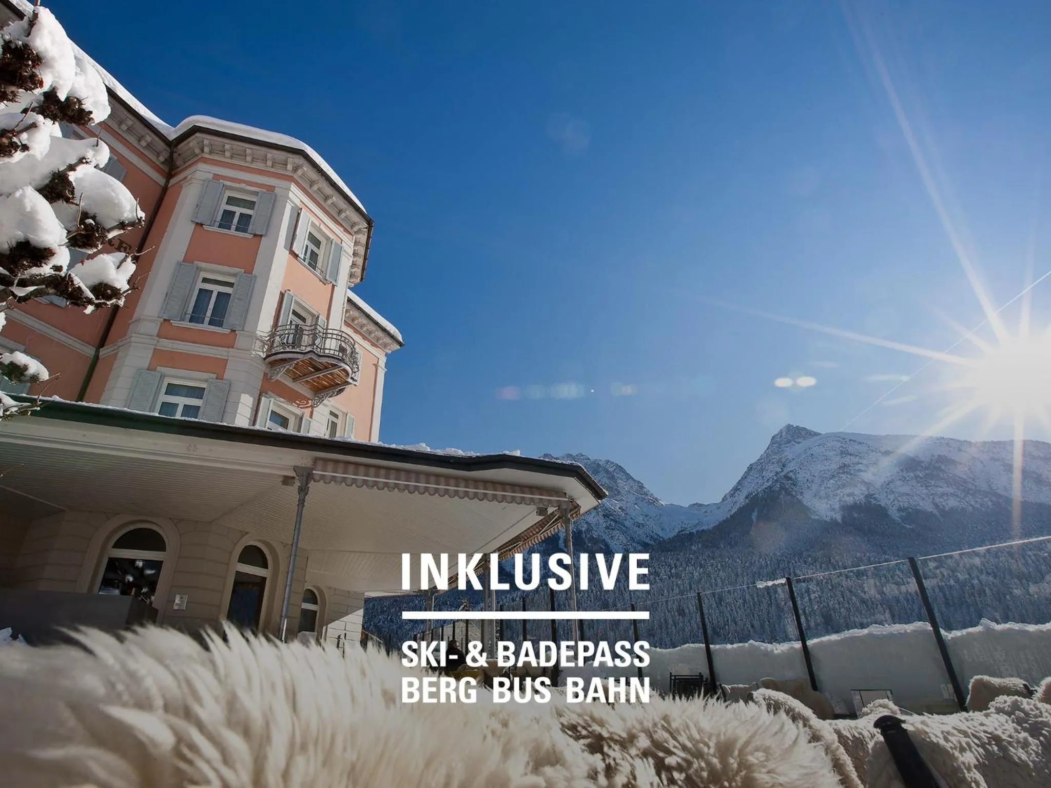 Property building in Hotel Belvedere Scuol