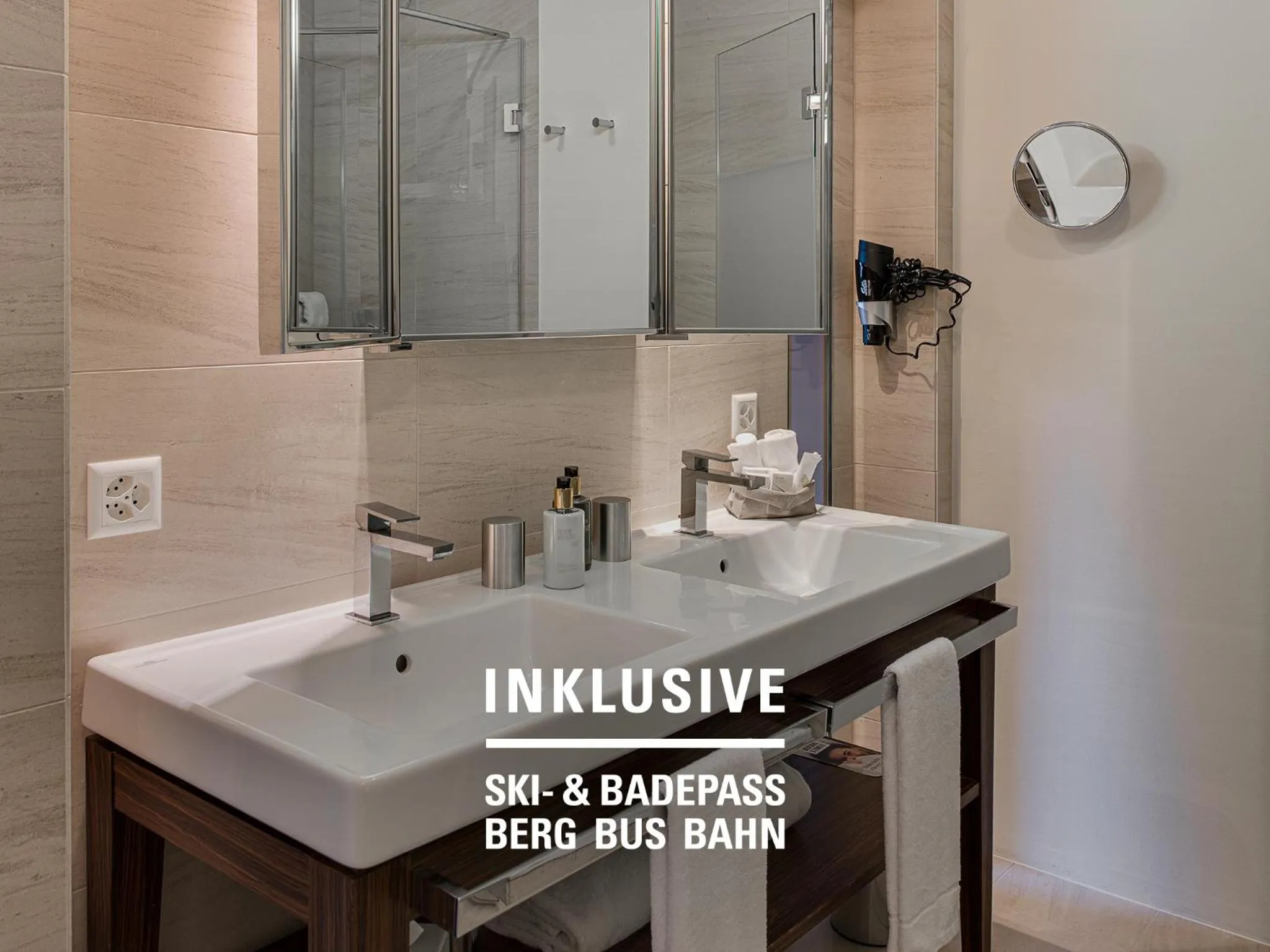 Bathroom in Hotel Belvedere Scuol