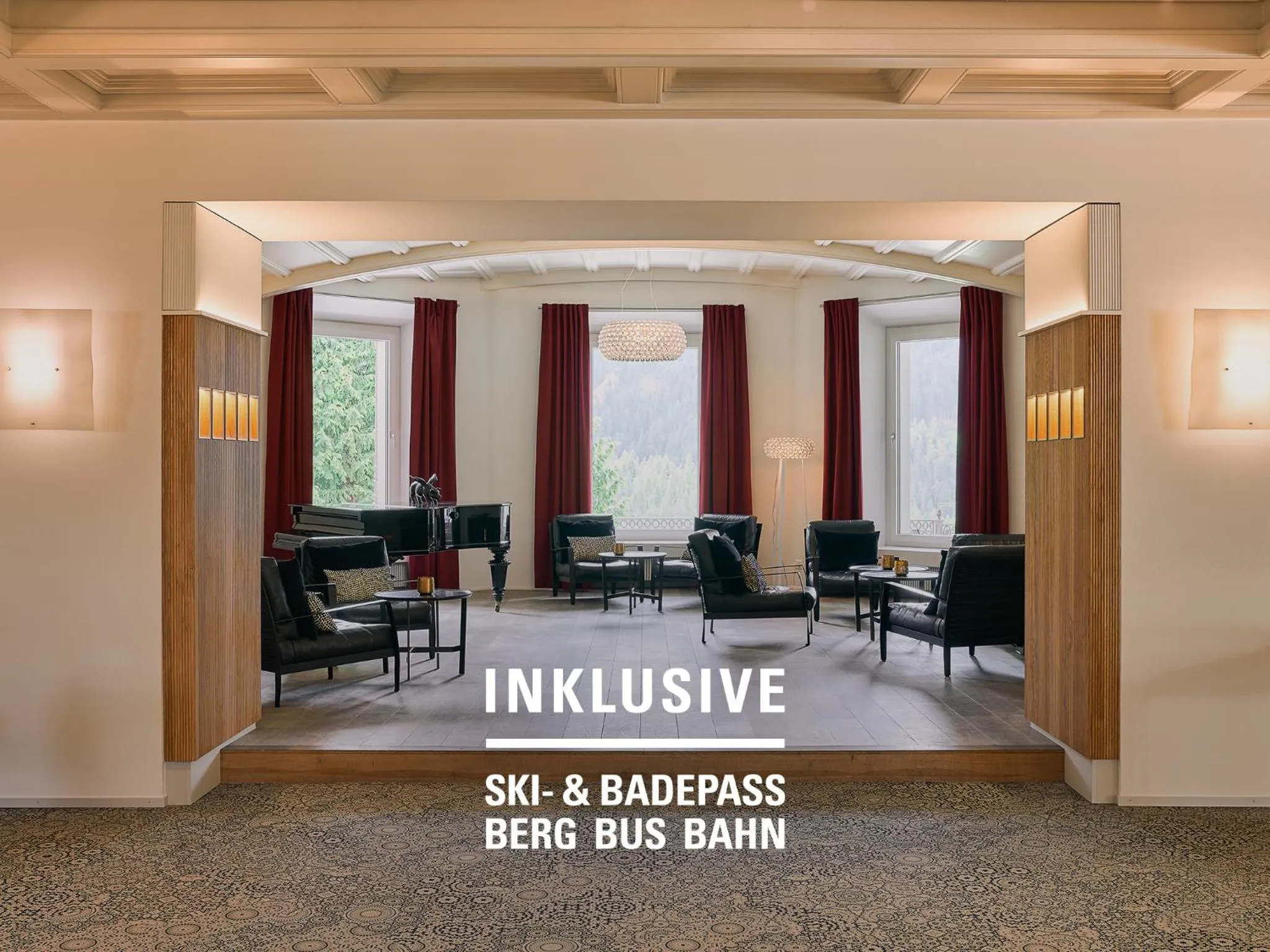 Lobby or reception in Hotel Belvedere Scuol