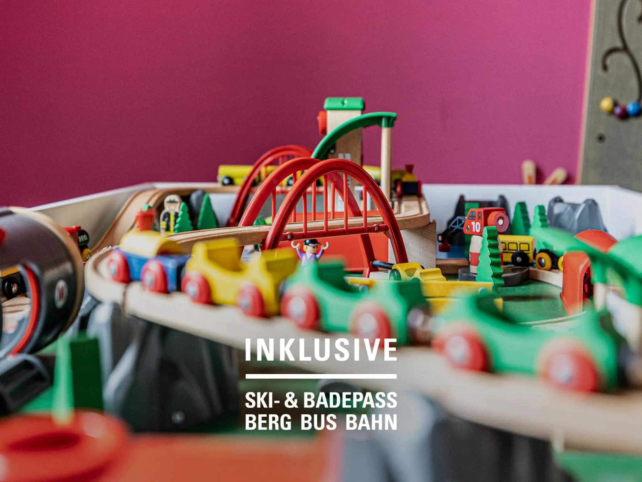 Children play ground in Hotel Belvedere Scuol