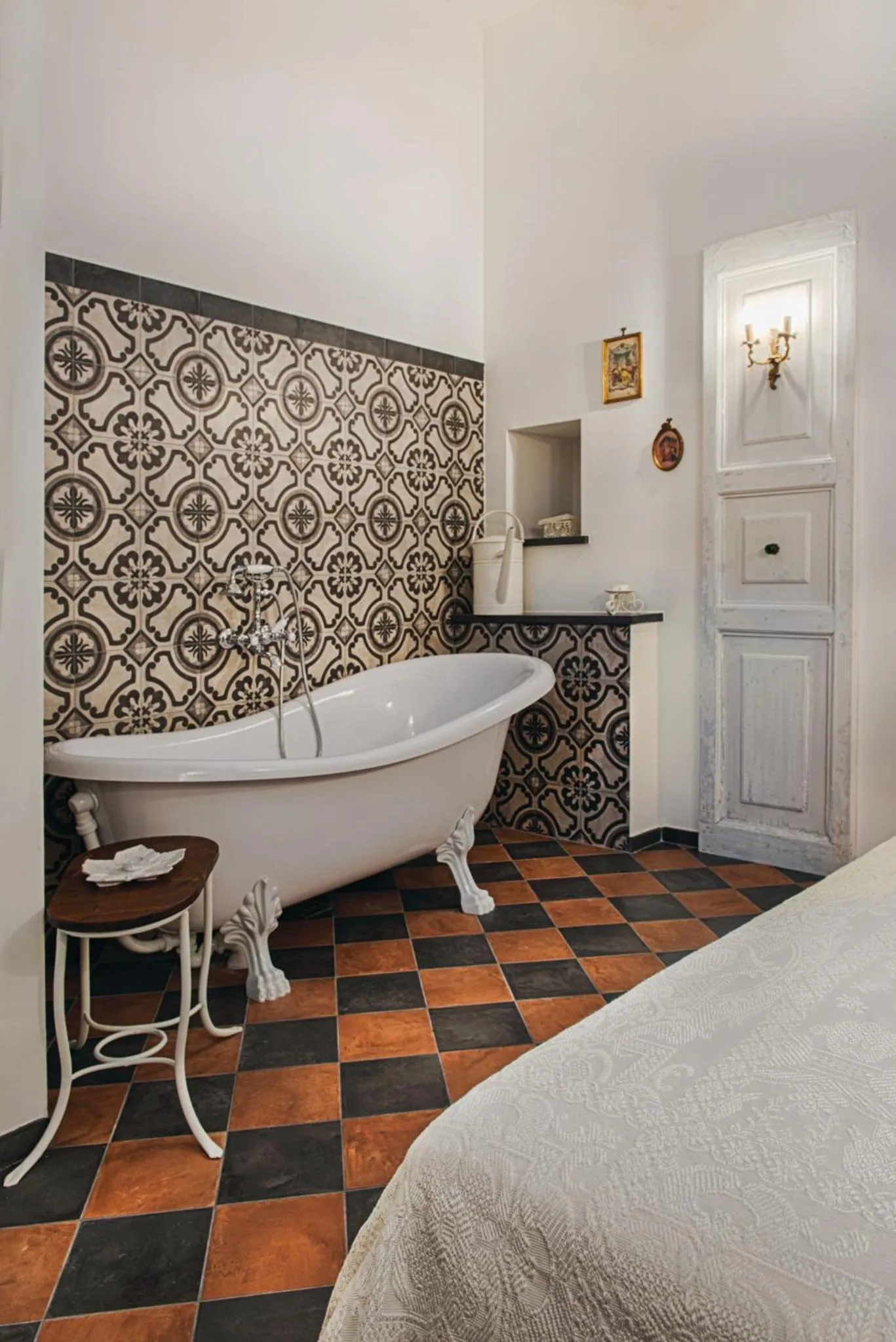 Bed in Sacratum B&B Suite Spa