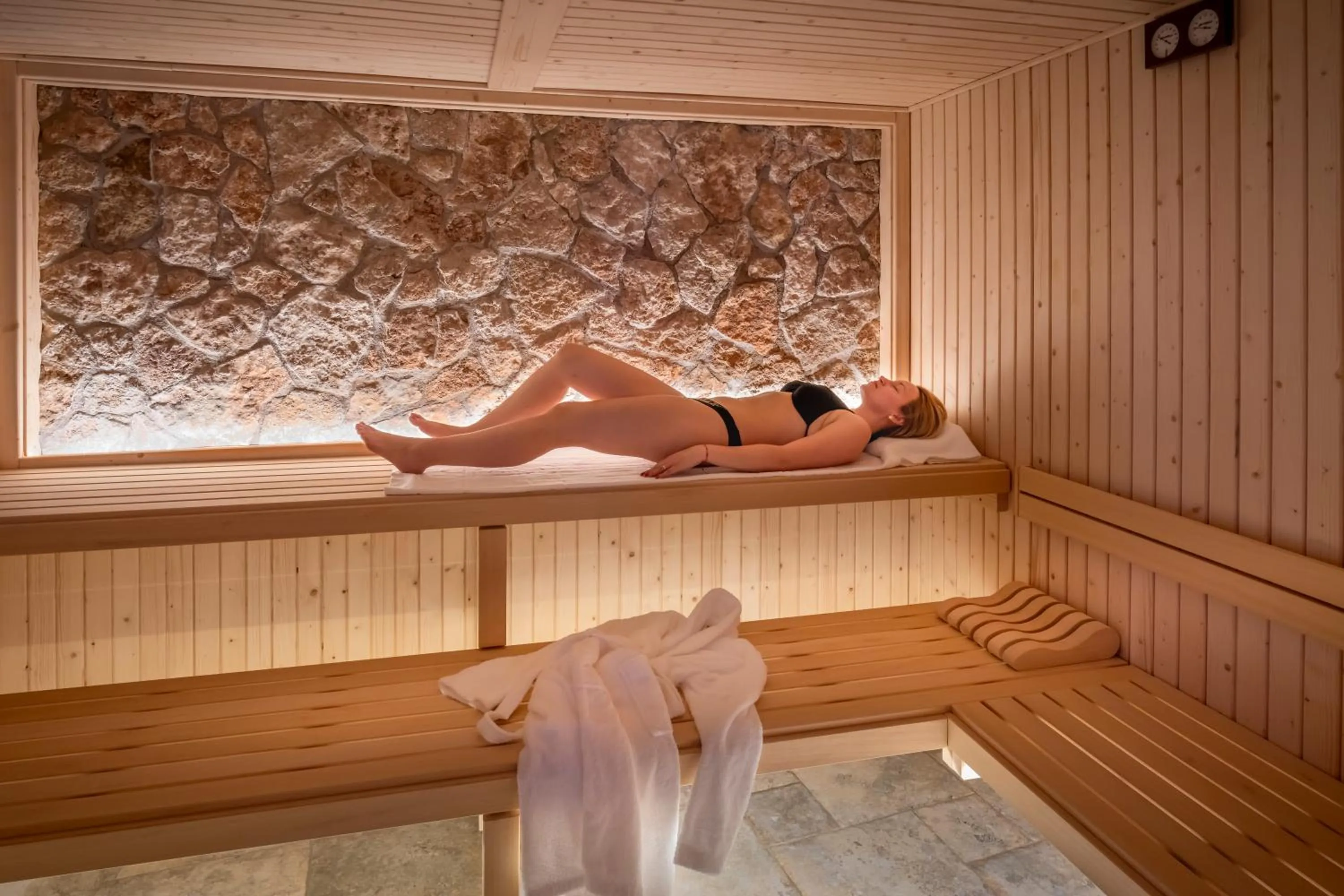 Sauna in Hotel GHT Neptuno-Tossa & Venus SPA