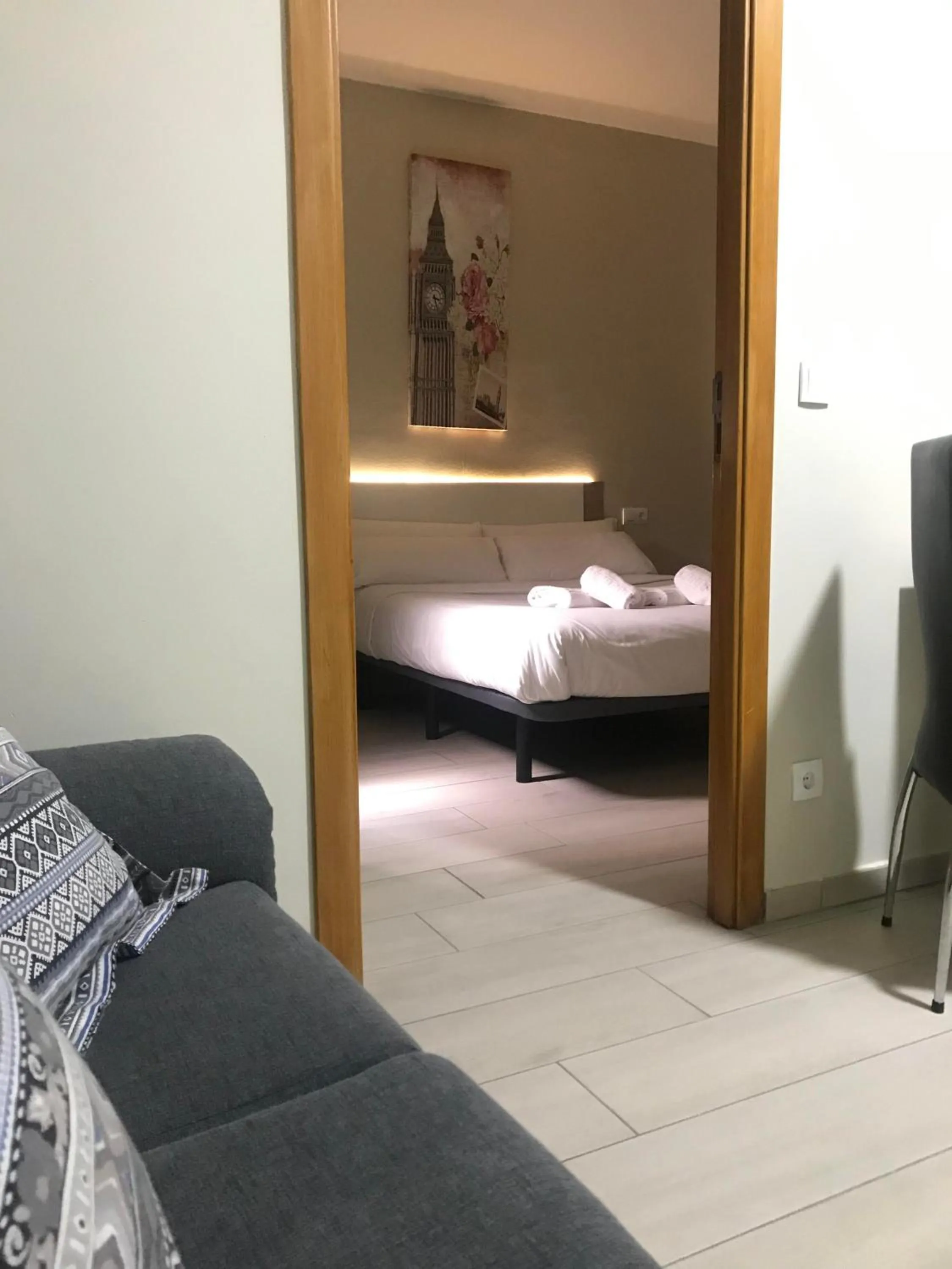 Bed in Apartamentos Giuliano