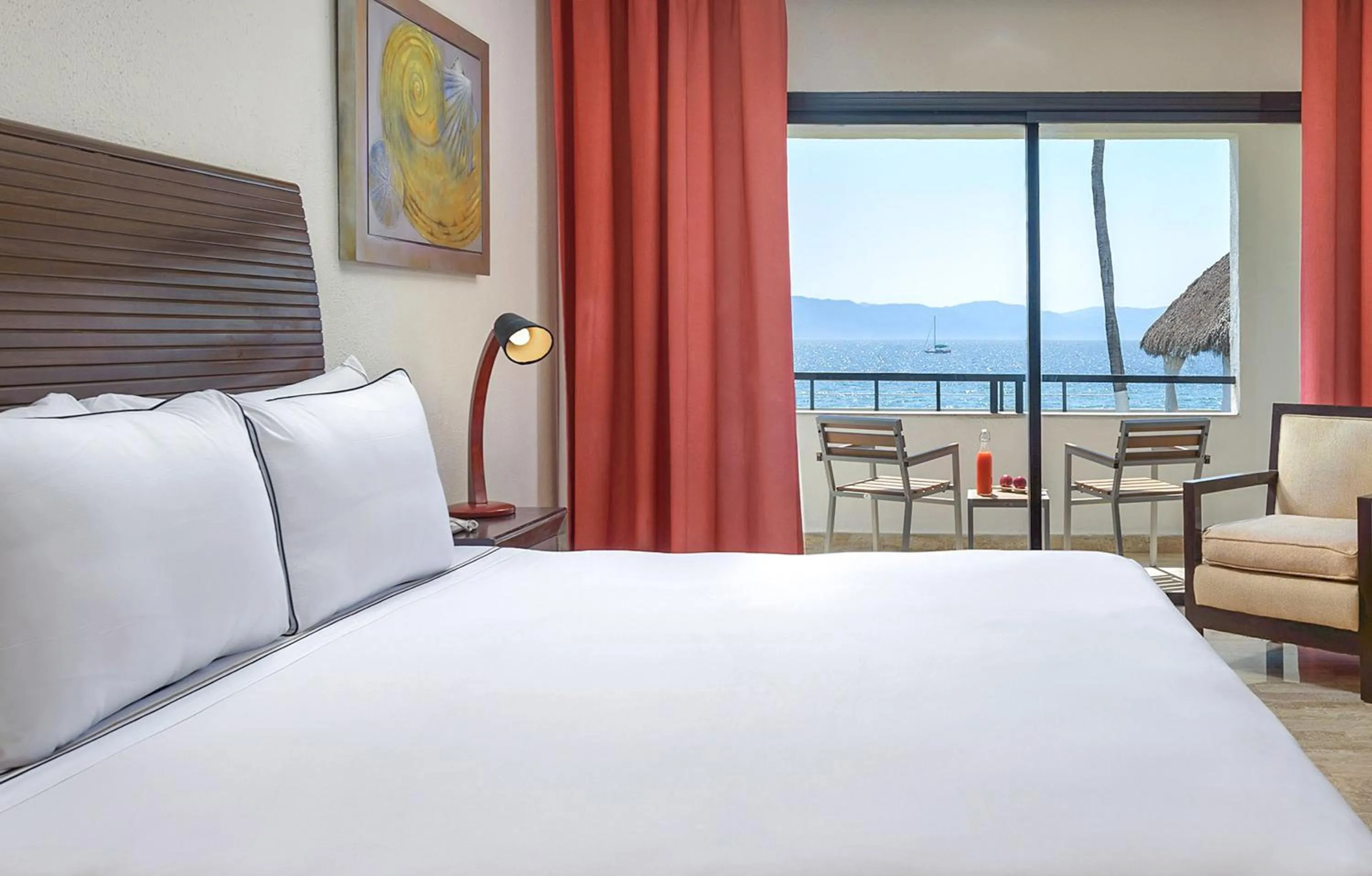 Bed in Meliá Puerto Vallarta – All Inclusive