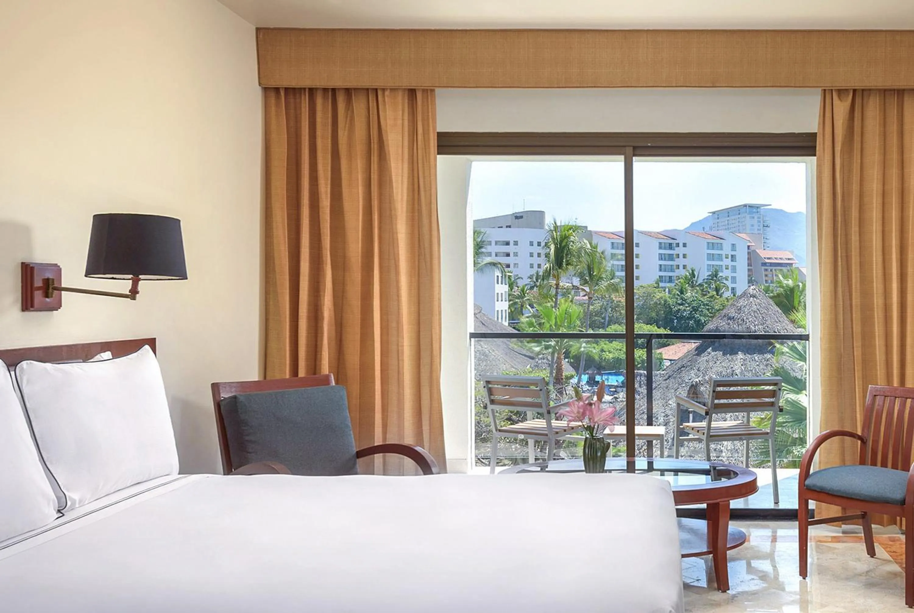 View (from property/room), Bed in Meliá Puerto Vallarta – All Inclusive