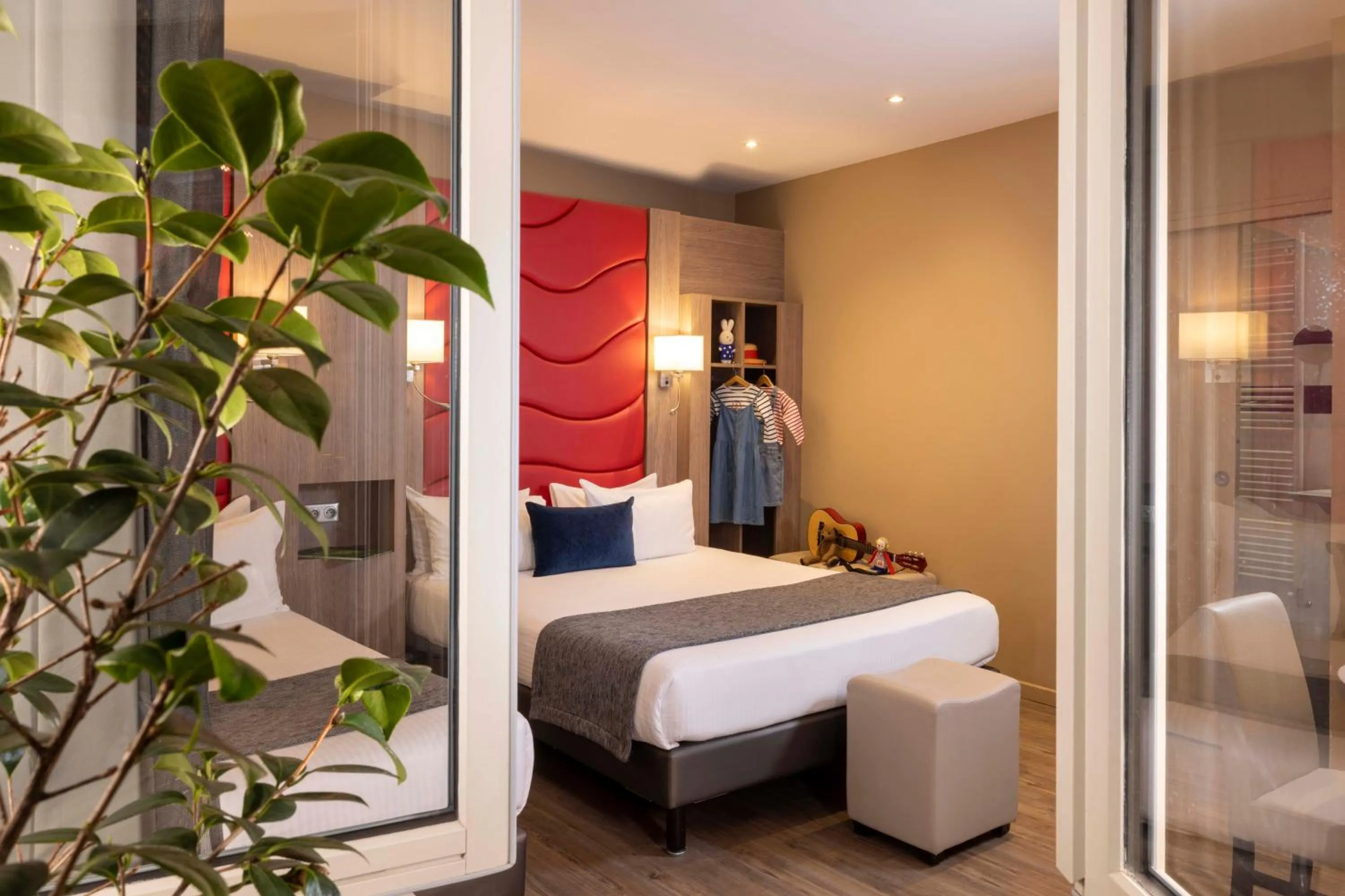 Bed in Hôtel L'Interlude