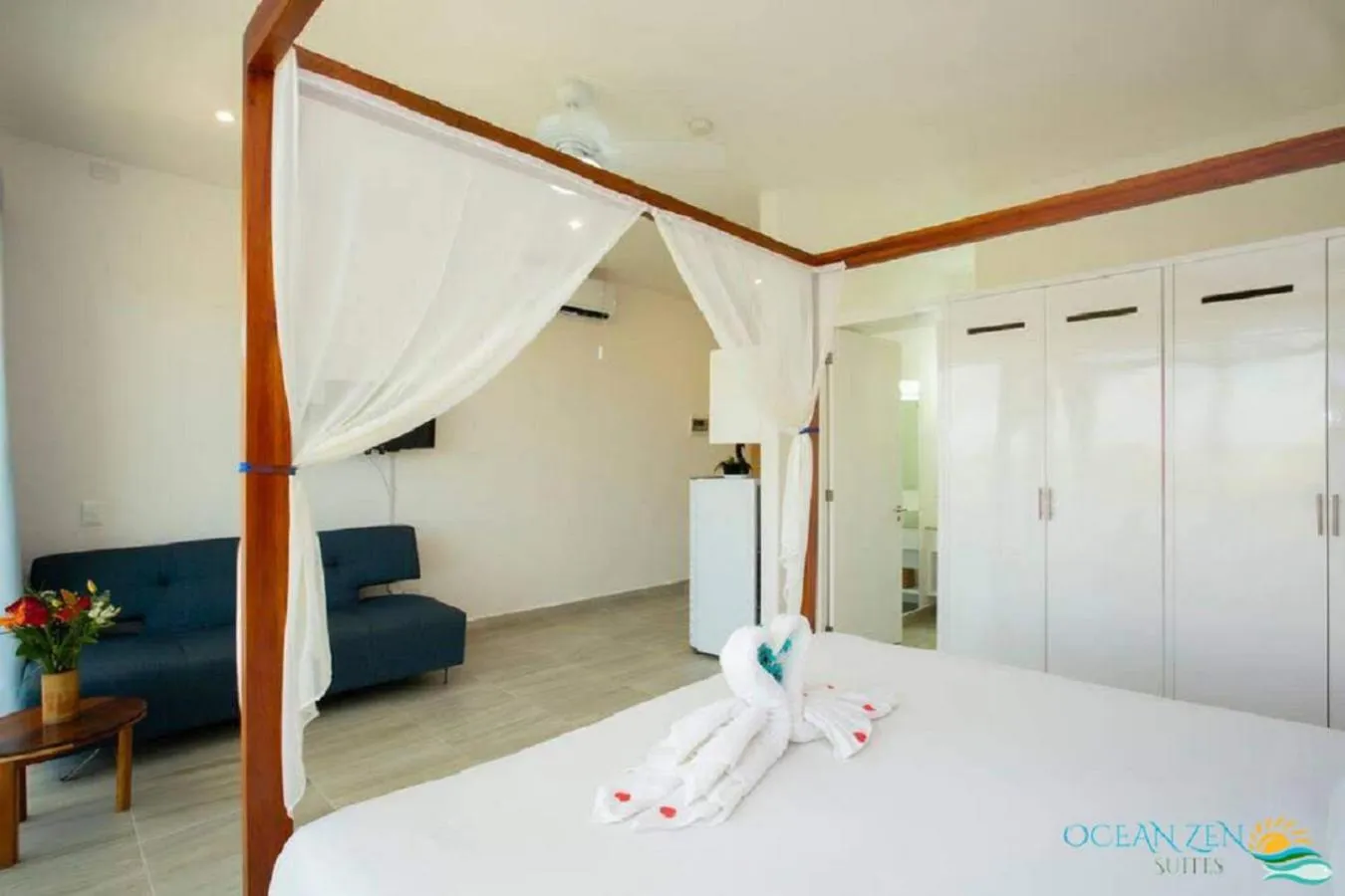 Bedroom, Bed in Ocean Zen Suites on 5th Avenue - Adults Only