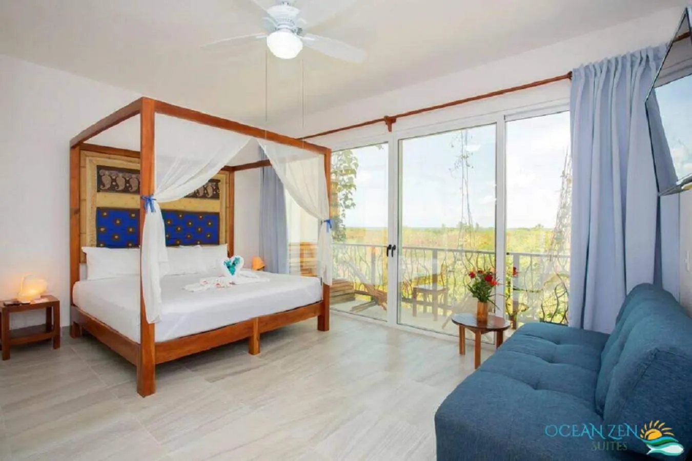 Bedroom, Bed in Ocean Zen Suites on 5th Avenue - Adults Only