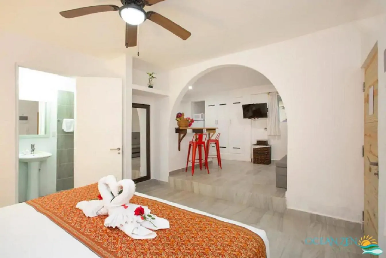 Photo of the whole room, Bed in Ocean Zen Suites on 5th Avenue - Adults Only