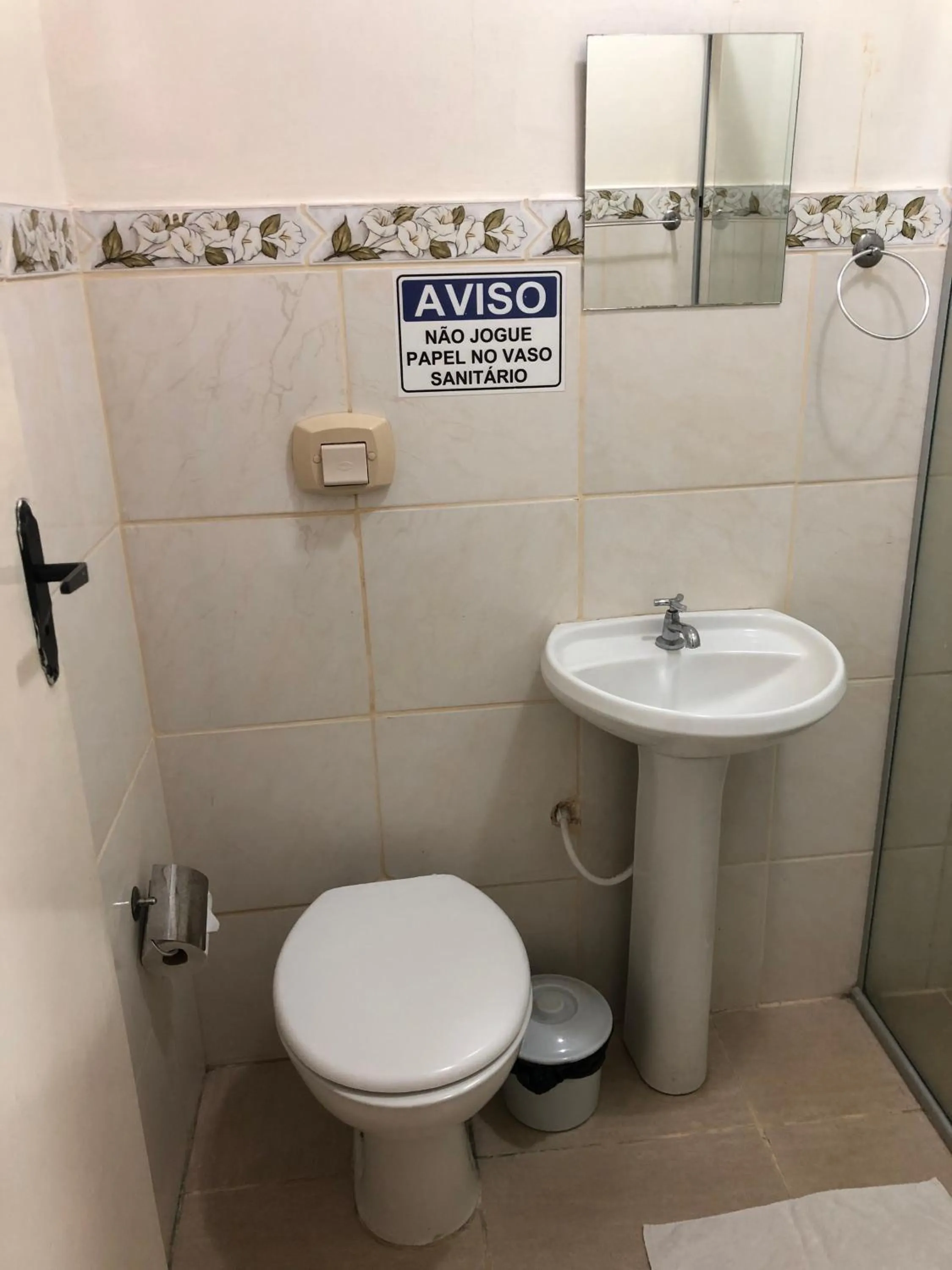 Shower in Hotel Pousada Mato Grosso