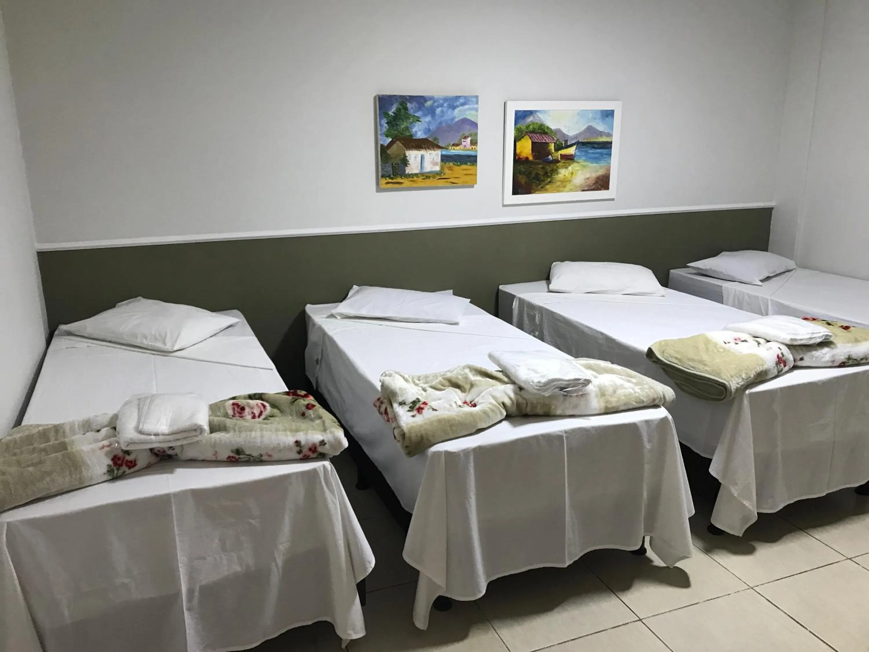 Bed in Hotel Pousada Mato Grosso