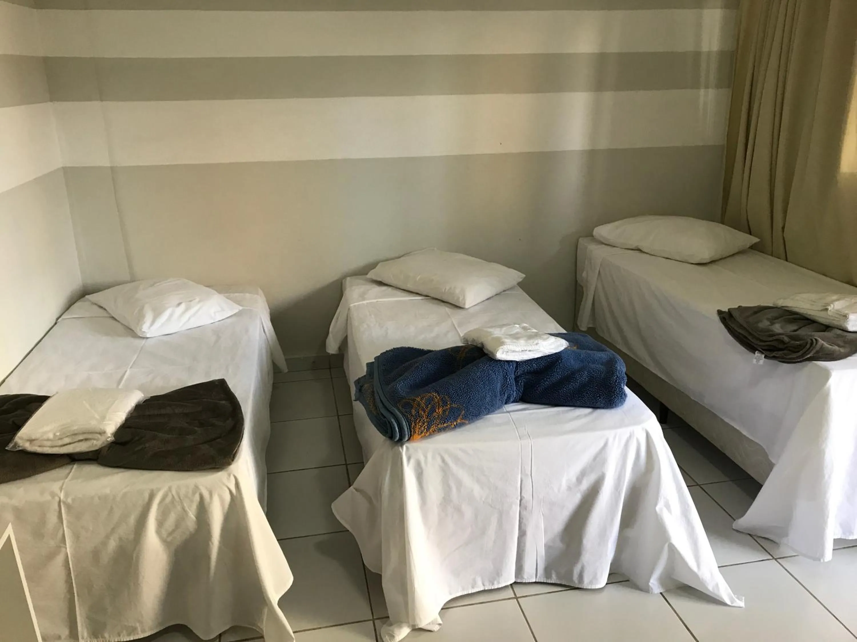 Bed in Hotel Pousada Mato Grosso