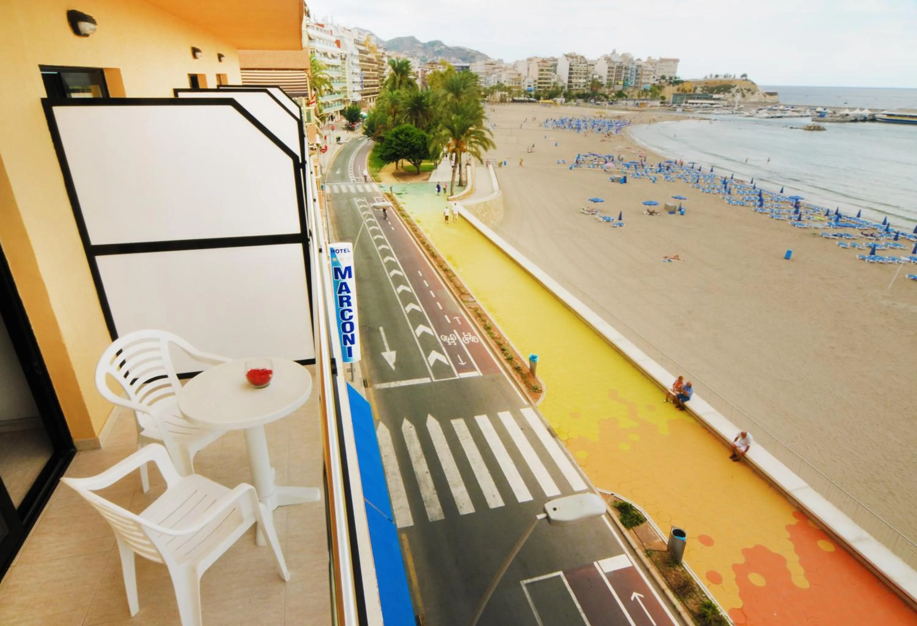 Patio in Hotel Marconi