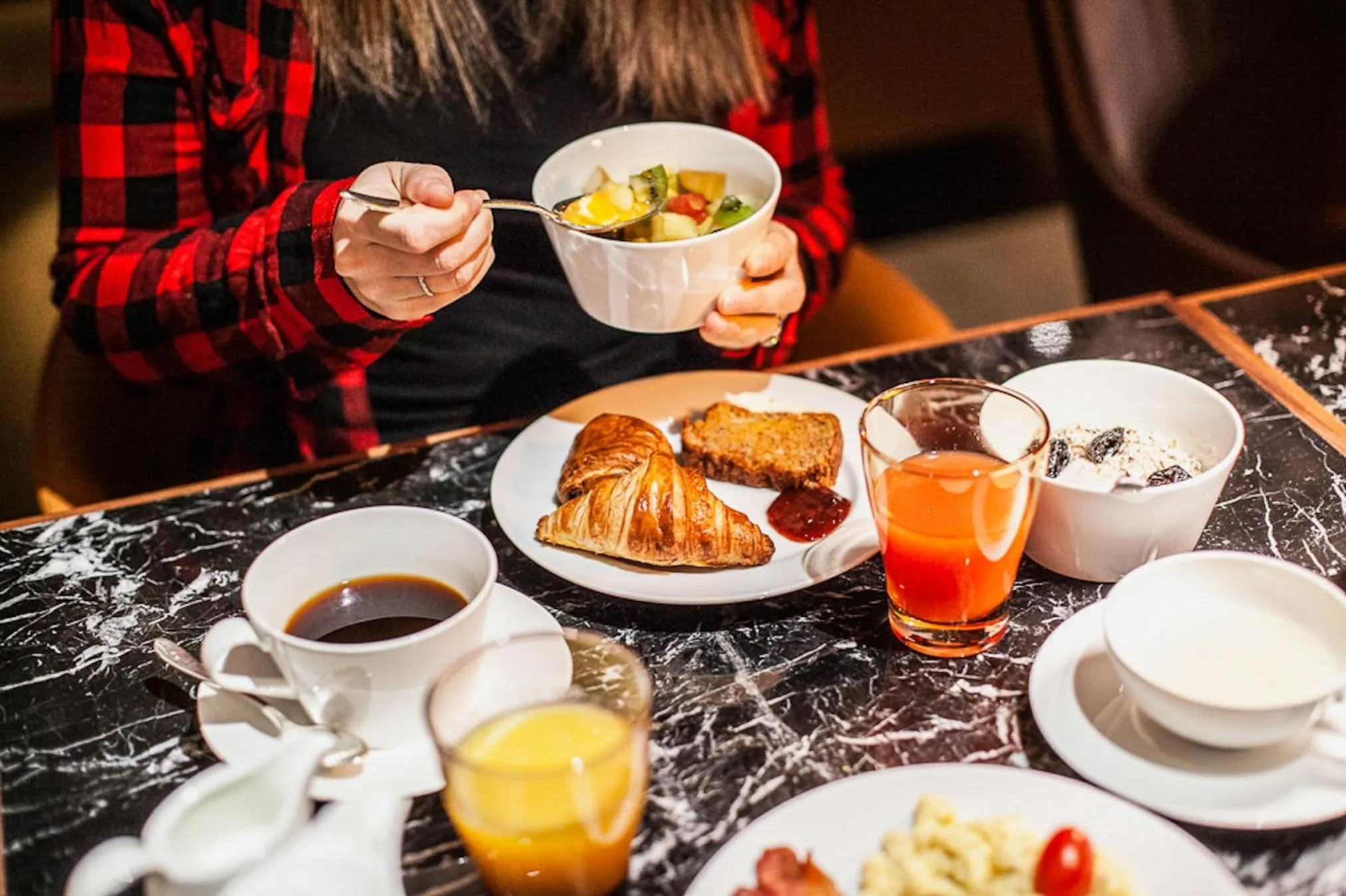 Breakfast in Schweizerhof Zermatt - a Small Luxury Hotel