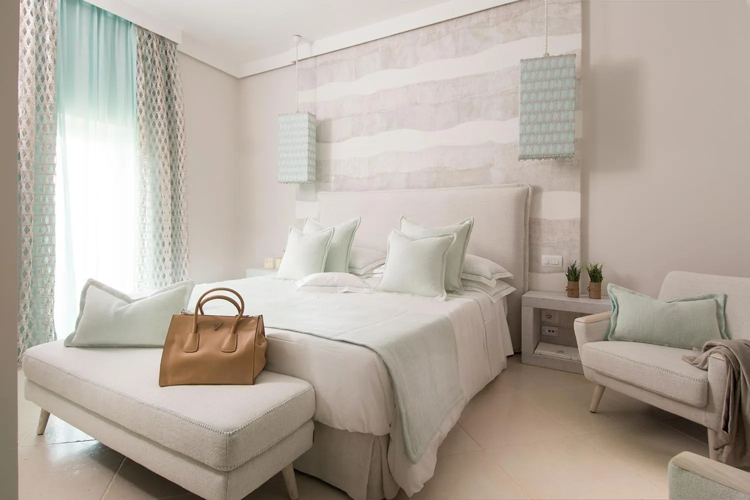 Bed in San Michele Suite