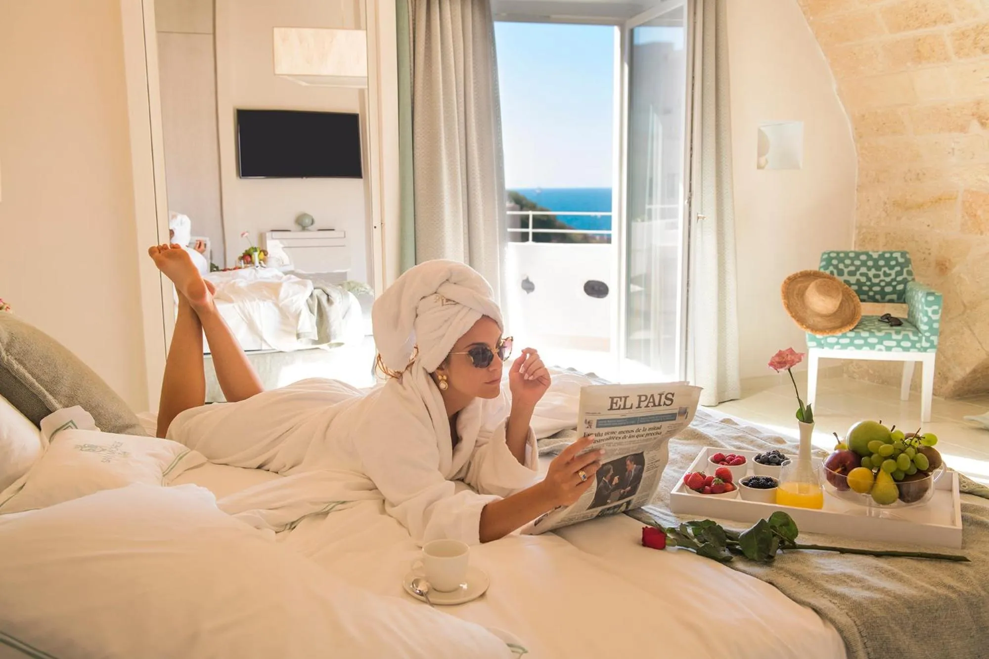 Bed in San Michele Suite