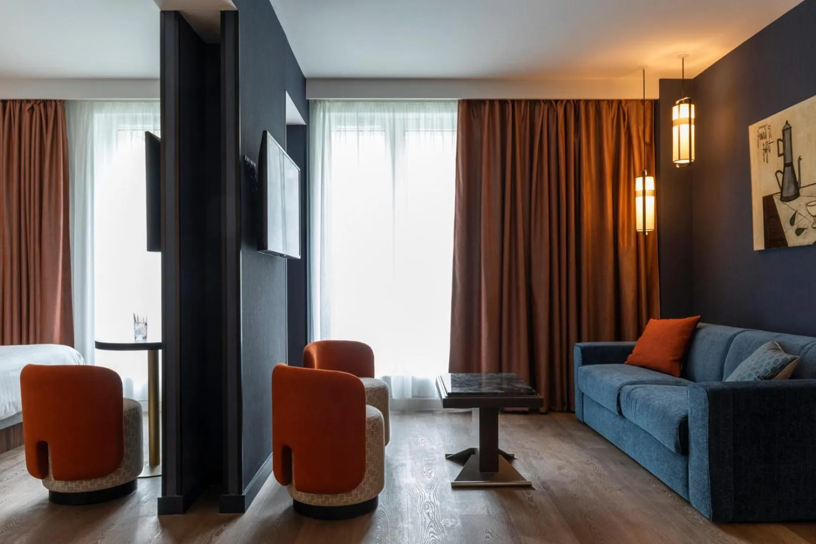 Bedroom in Hôtel & Spa Oceania Le Conti