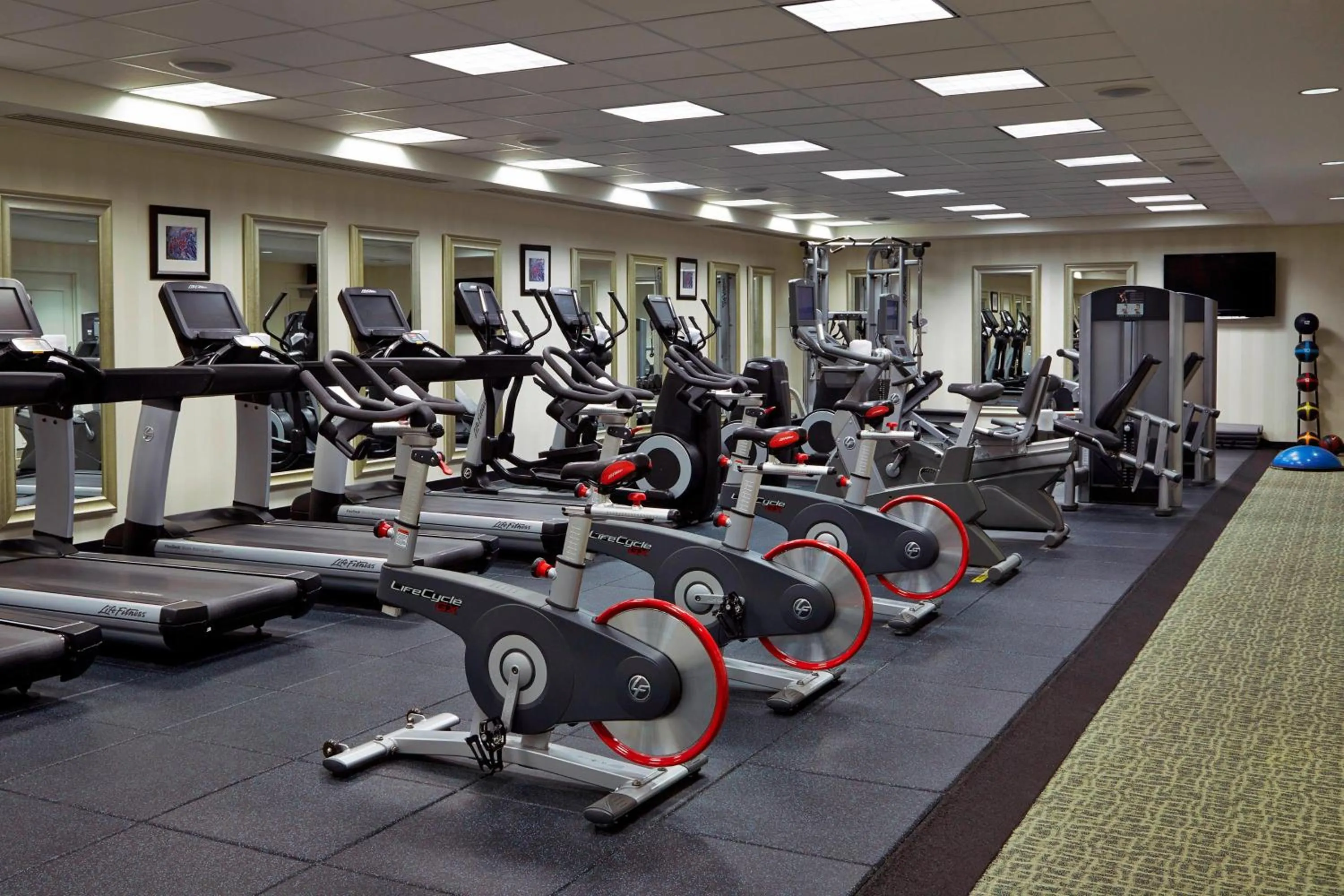 Fitness centre/facilities in Renaissance Providence Downtown Hotel
