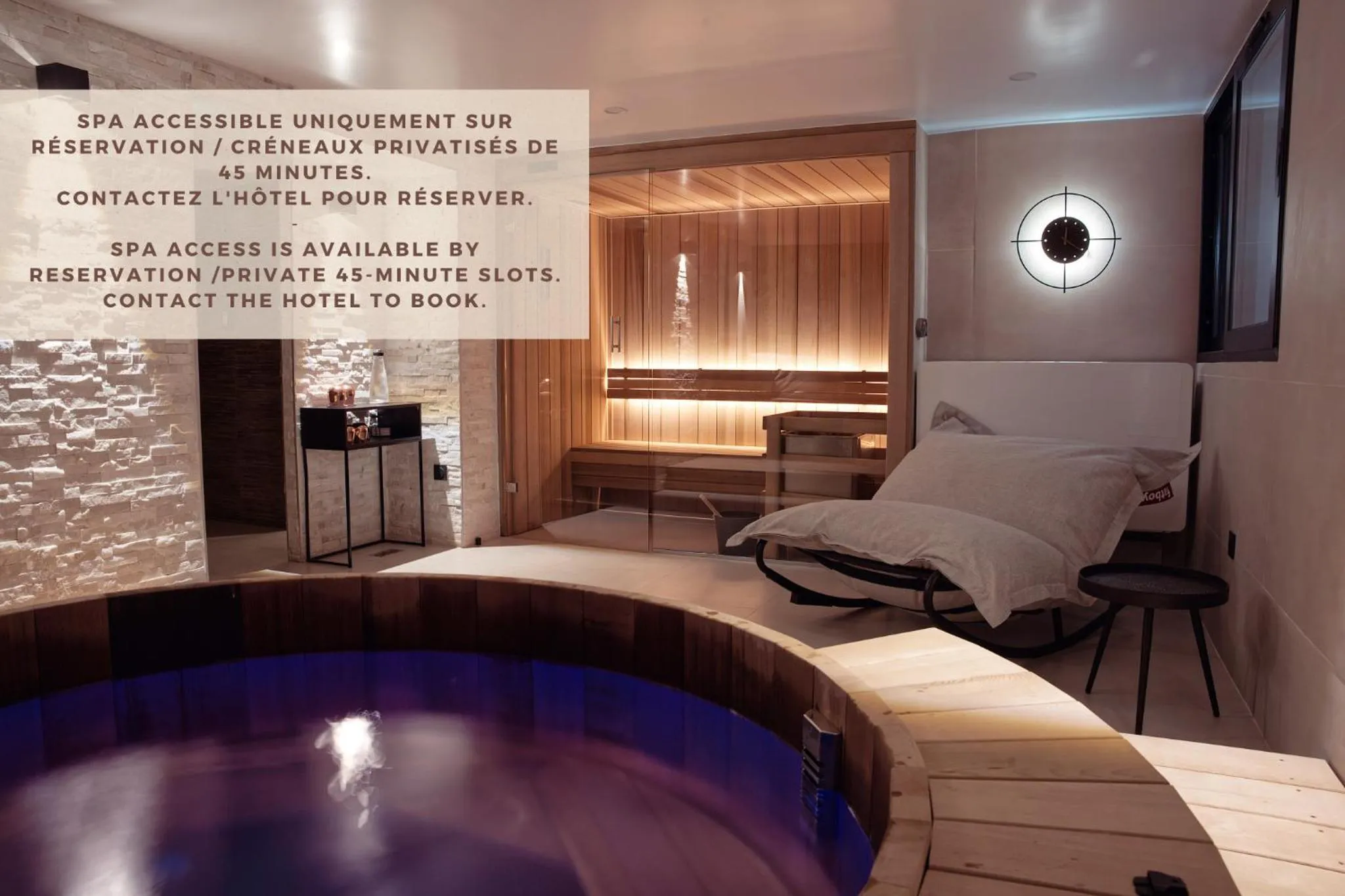Spa and wellness centre/facilities in Atypik Hotel