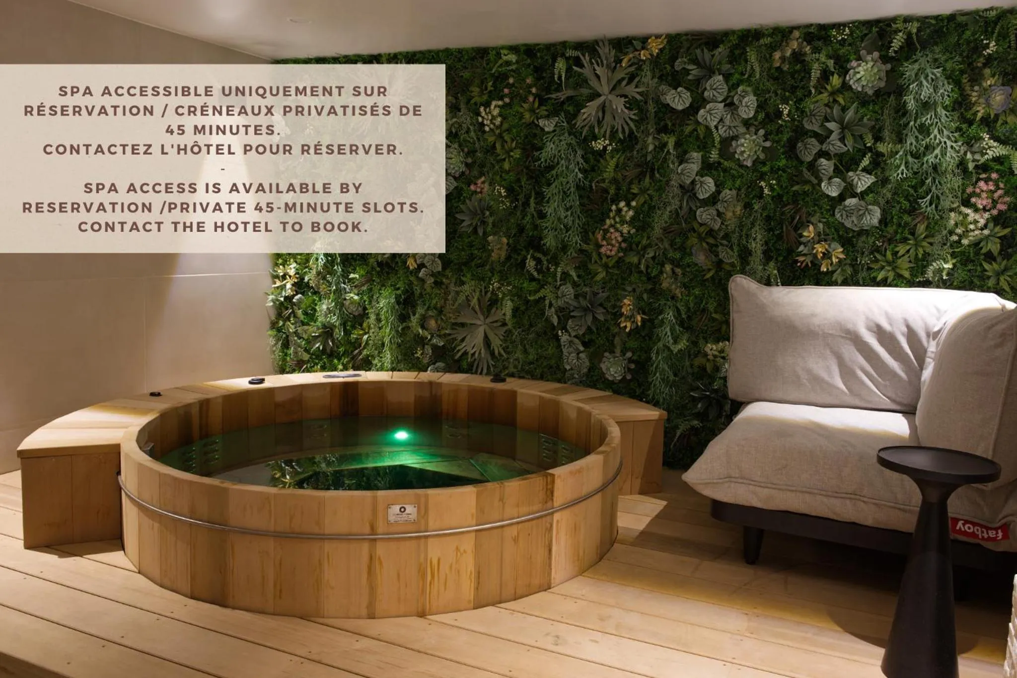 Spa and wellness centre/facilities in Atypik Hotel